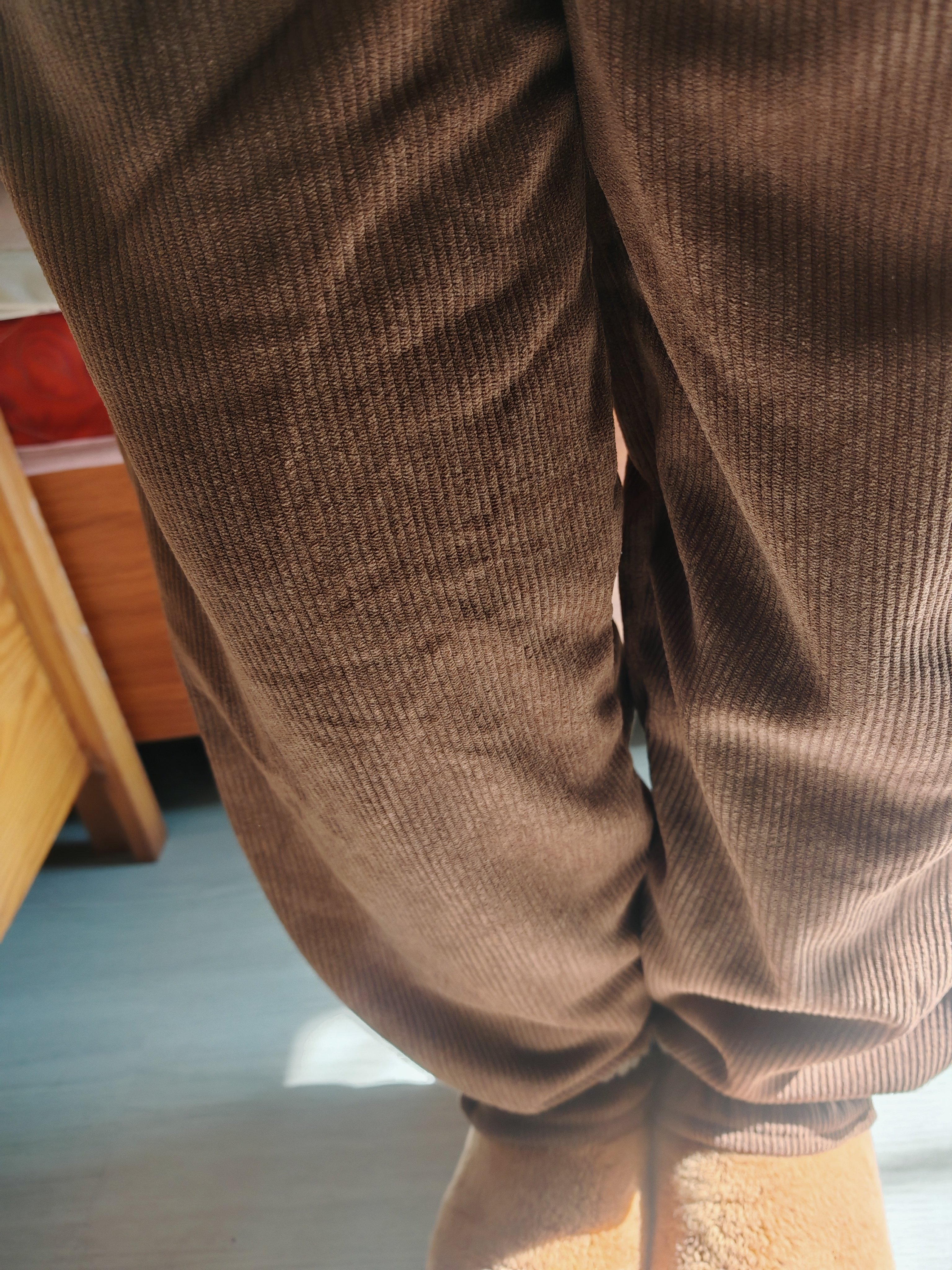 Customer photo for Coffee Brown (Fleece-Lined), 160cm
