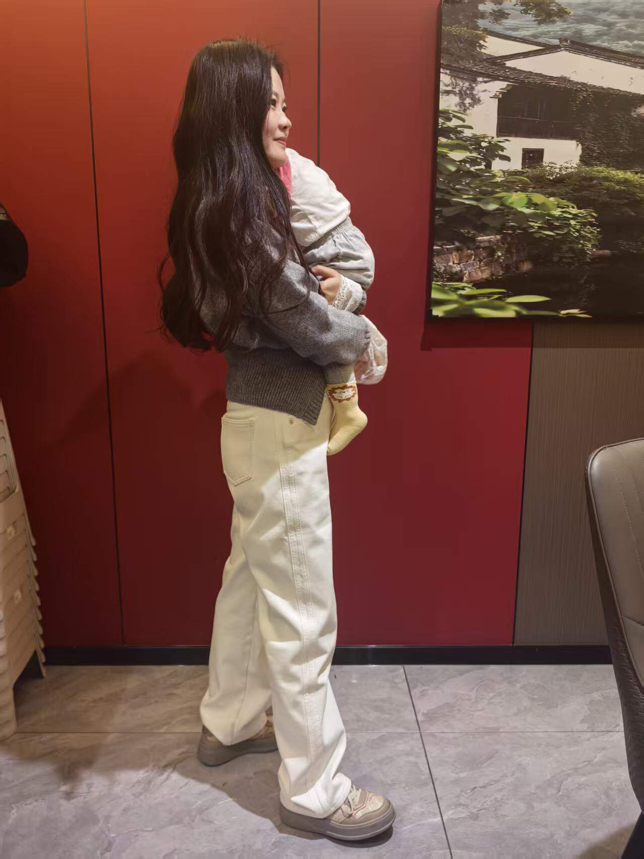 明星同款ANN ANDELMAN针织开衫 蕾丝拼接设计温柔浪漫 收腰剪裁勾勒腰线