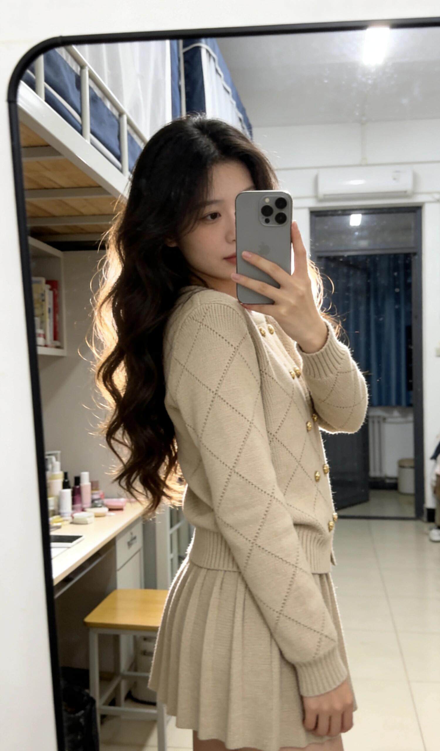 纽汇2026春季新款千金风套装 香风针织连衣裙短裙版型 小个子专属显高设计