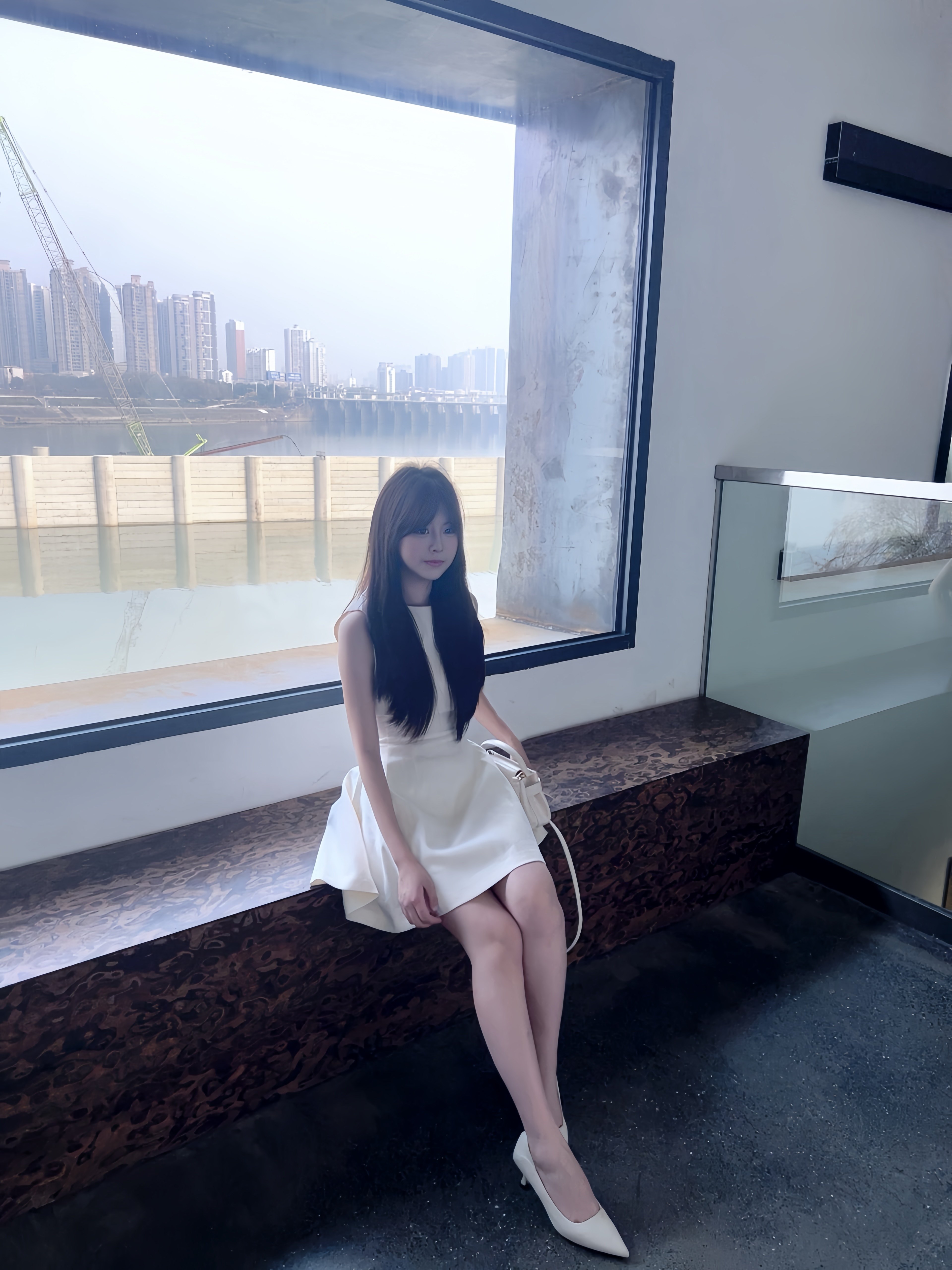 舒胡蕾夏日生日裙 法式无袖收腰设计 显瘦显高拉长比例 高级感气质满分