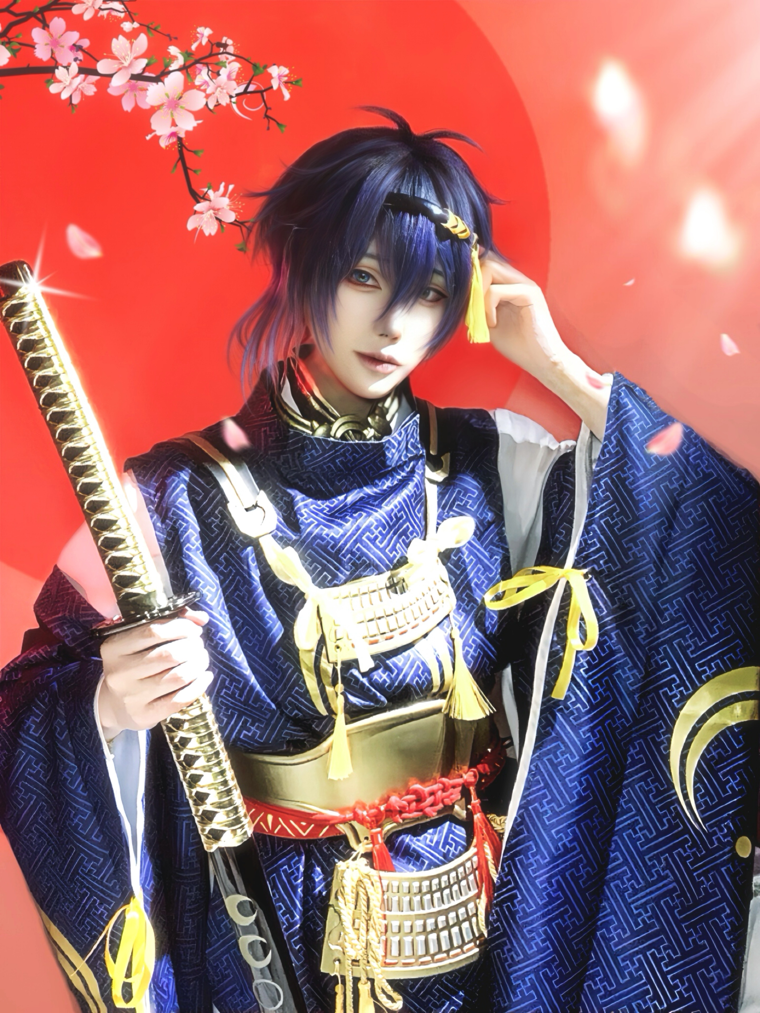 刀剣乱舞 三日月近宗 cosplay 武具 日輪刀 模造刀 刀装具 居合刀 模造刀・模擬刀】模造刀-新刀匠シリーズ 「三日月宗近」 刀剣