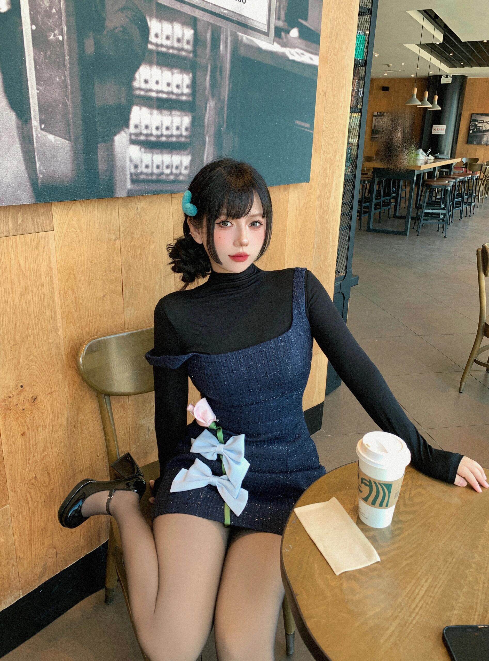 小野和子冬季黑丝光腿神器 加绒双层设计保暖不臃肿 替换装方便实用