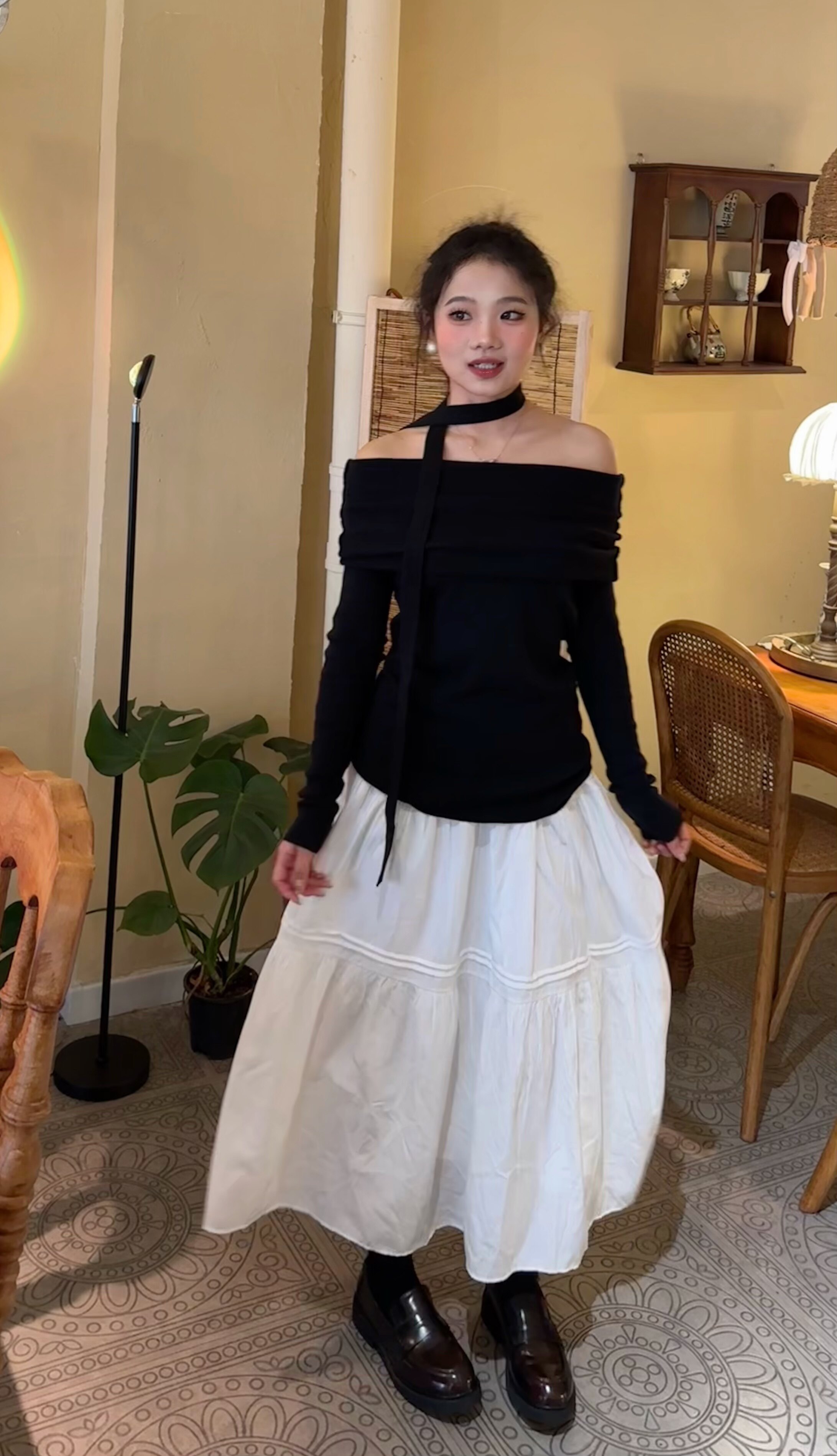 田曦薇同款百丽海鸥乐福鞋2.0 厚底增高设计拉长比例 真皮材质柔软亲肤