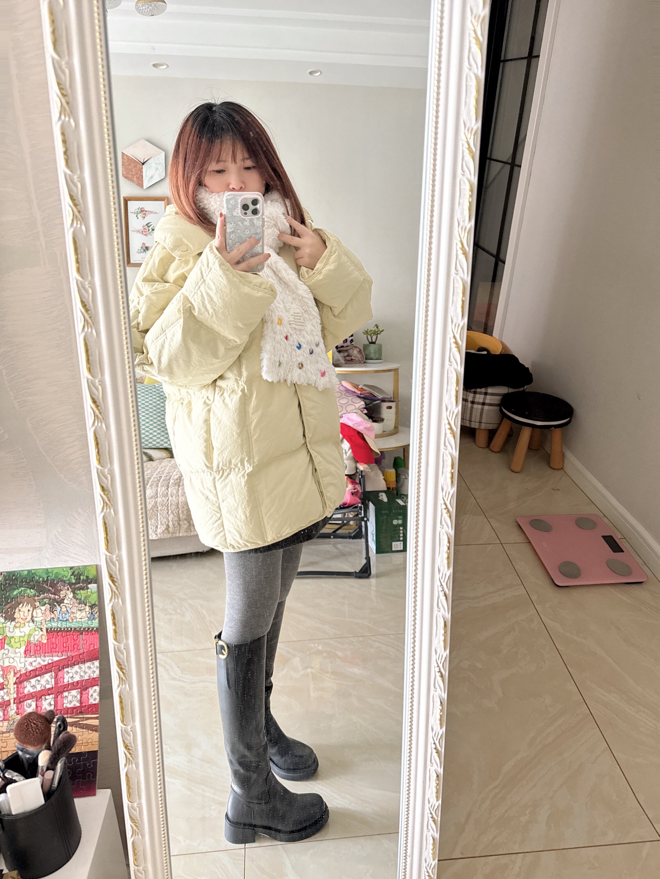 kisscat接吻猫[城市旅人]骑士靴，万茜方枪枪美洋同款真皮皮带扣复古英伦风