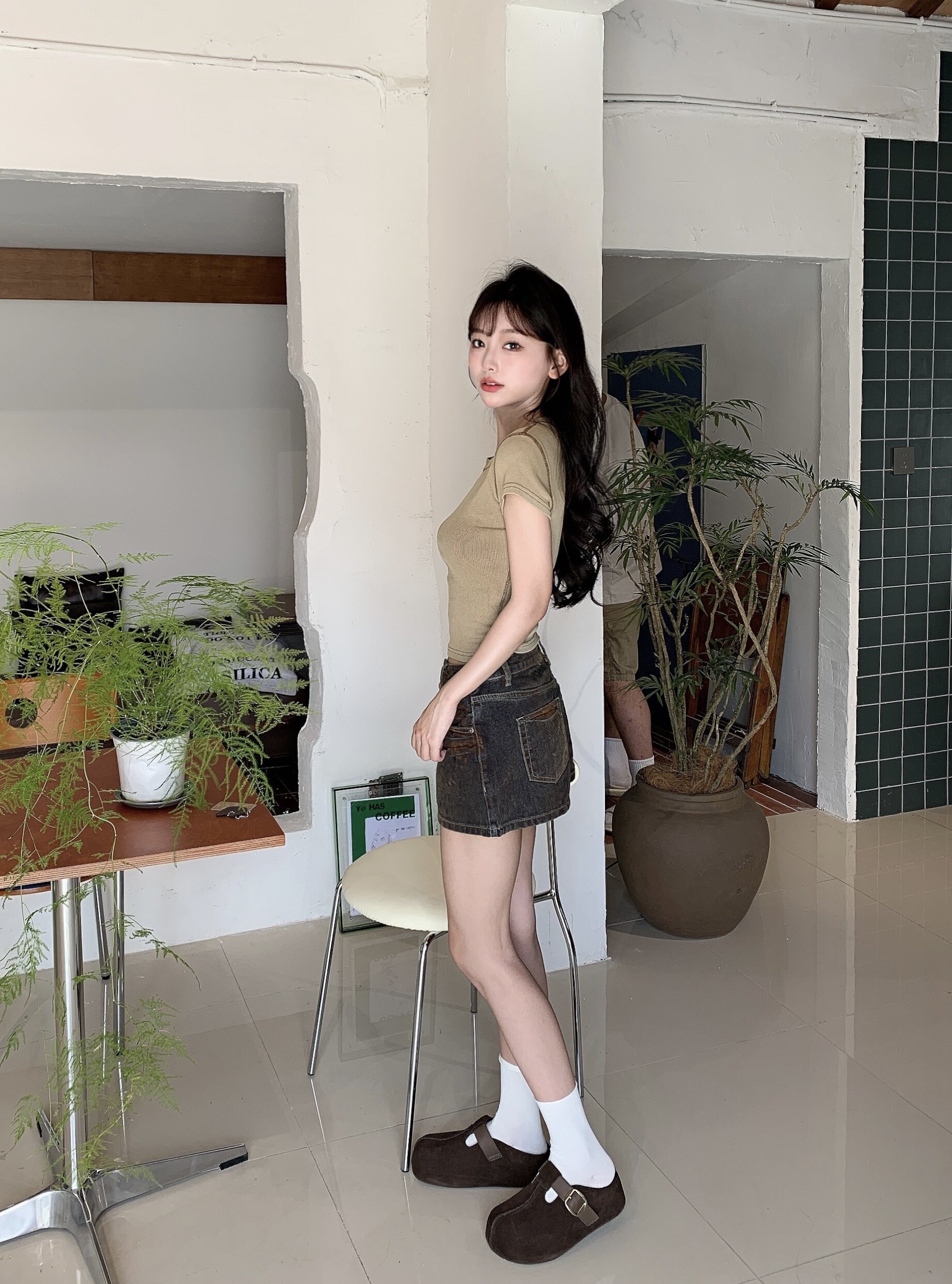 周雨彤同款百丽2代勃肯鞋 厚底花生吐司设计 软弹舒适如踩面包 包头可外穿休闲时髦