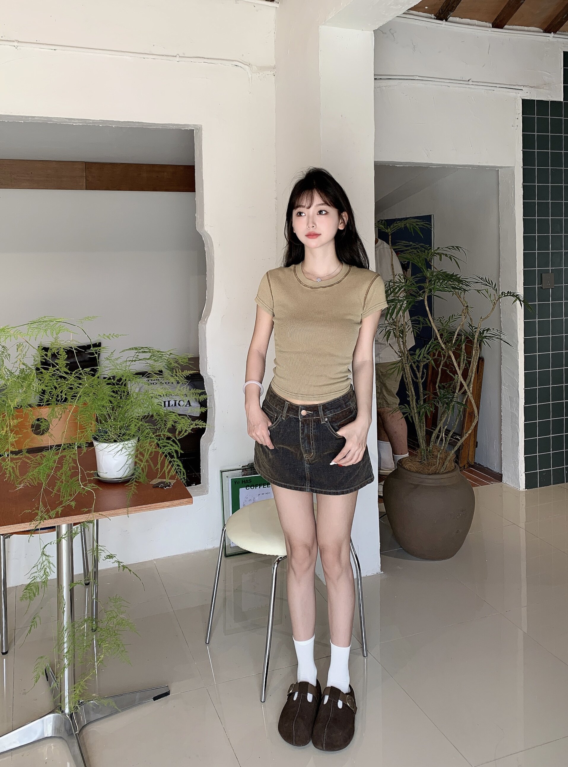 周雨彤同款百丽2代勃肯鞋 厚底花生吐司设计 软弹舒适如踩面包 包头可外穿休闲时髦