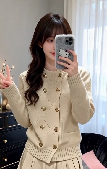 纽汇2026春季新款千金风套装 香风针织连衣裙短裙版型 小个子专属显高设计