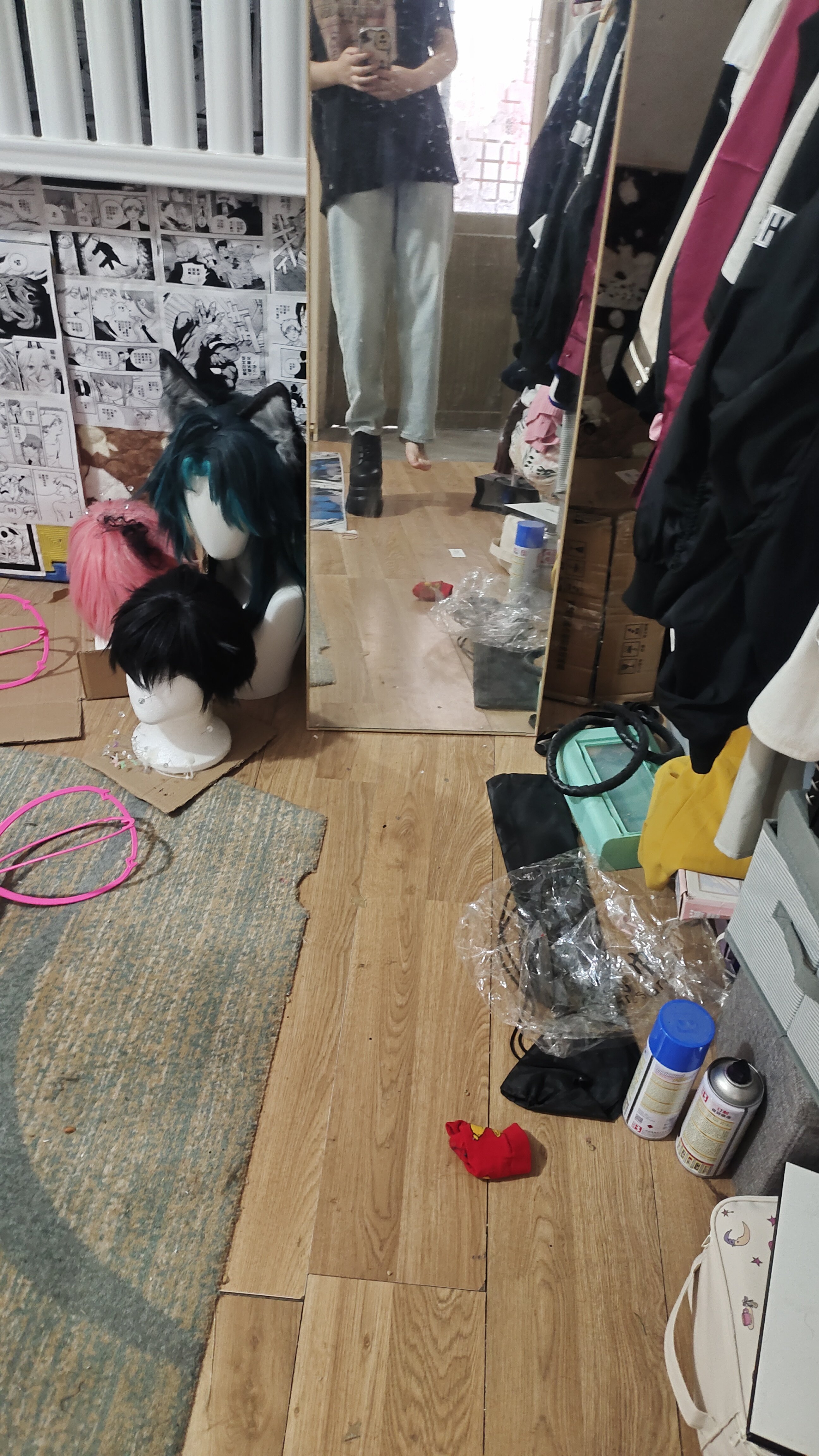 官杨.增高鞋3团（22cm）漫展成男cos小个子厚底增高鞋女马丁靴-淘宝