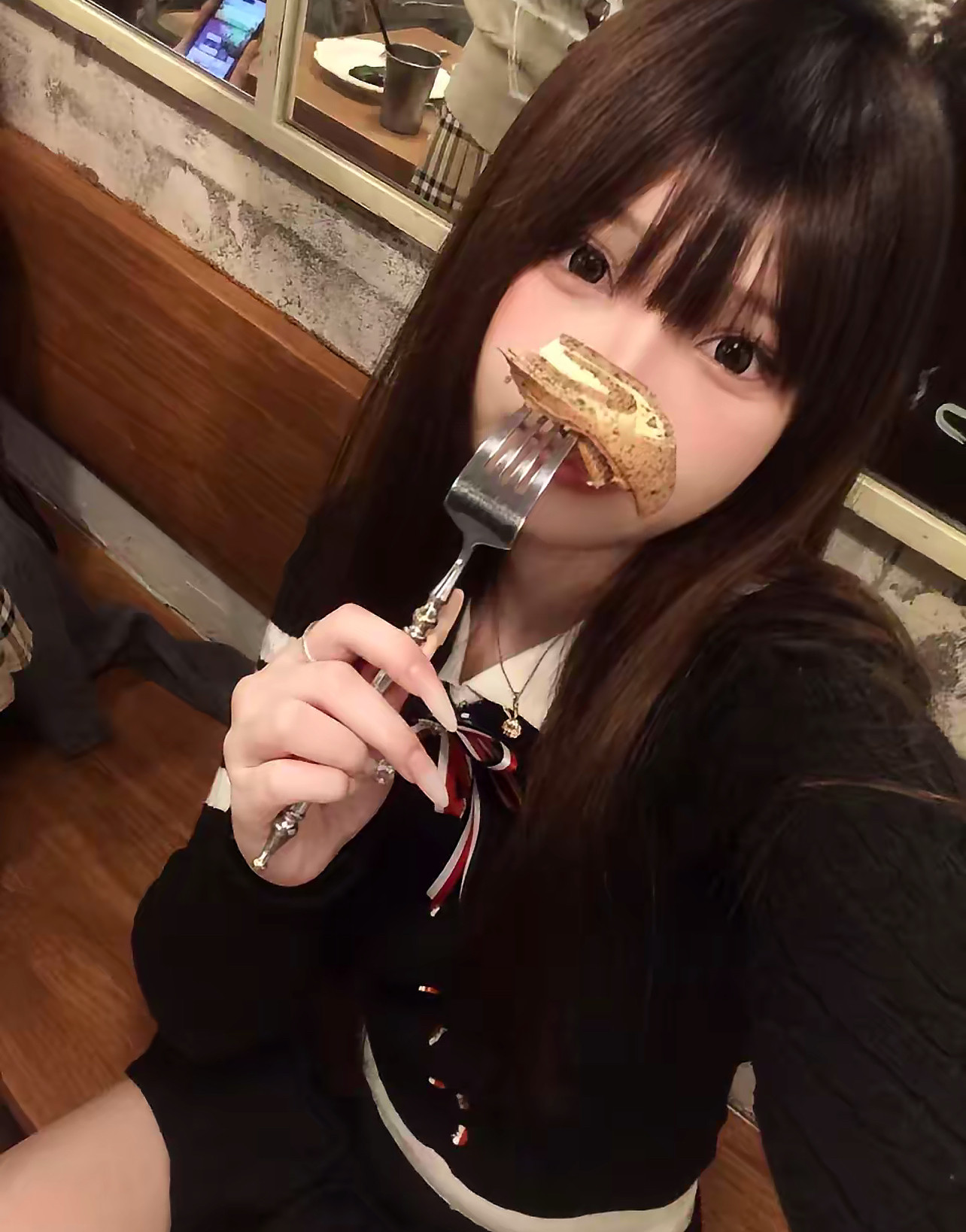RR studio韩系甜妹polo领针织衫 蝴蝶结设计可爱减龄 短裙