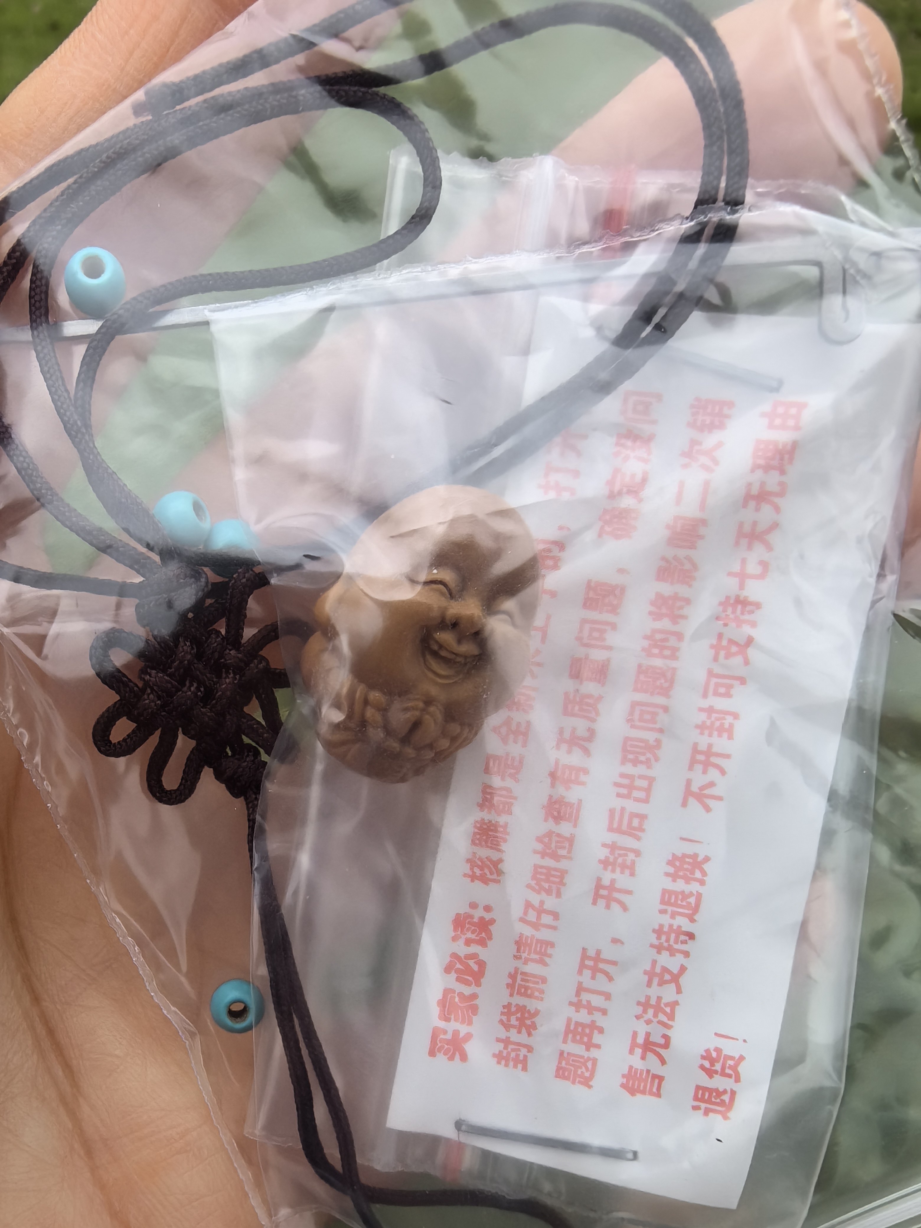 橄榄核雕小弥勒佛Q版单粒文玩收藏手工雕刻小众文玩-Taobao-Tmall
