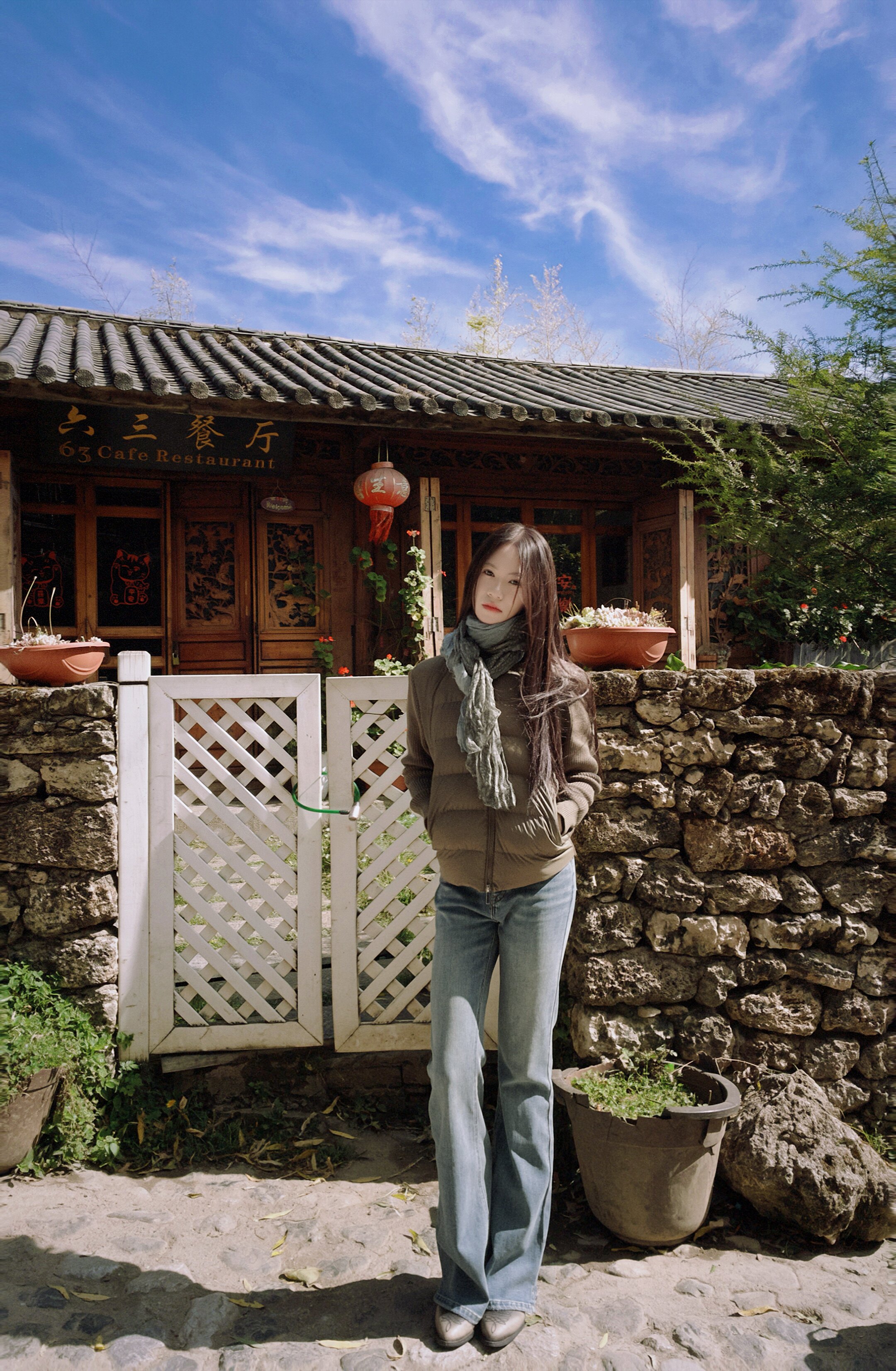 ABWLR秋冬复古微喇牛仔裤:高腰马蹄的显腿长神裤