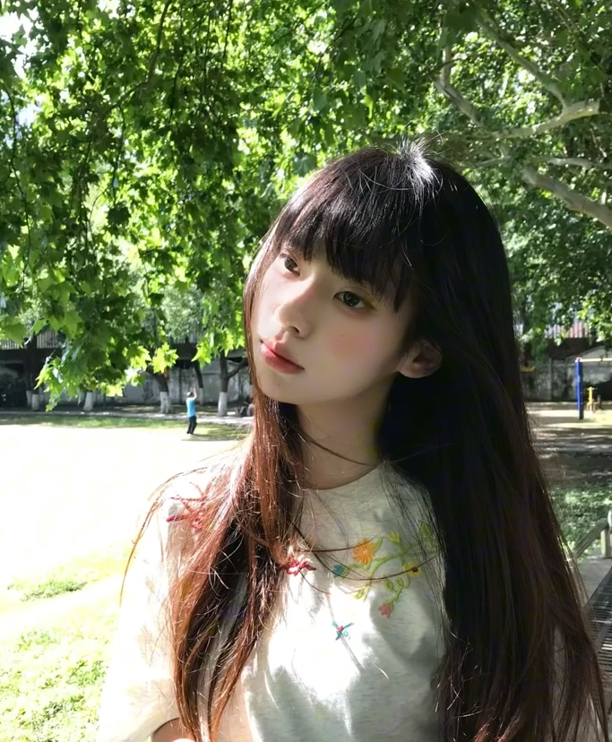 真我黑长直漫画齐刘海假发套 全真发整顶设计 自然隐形无痕贴合 长发飘逸顺滑