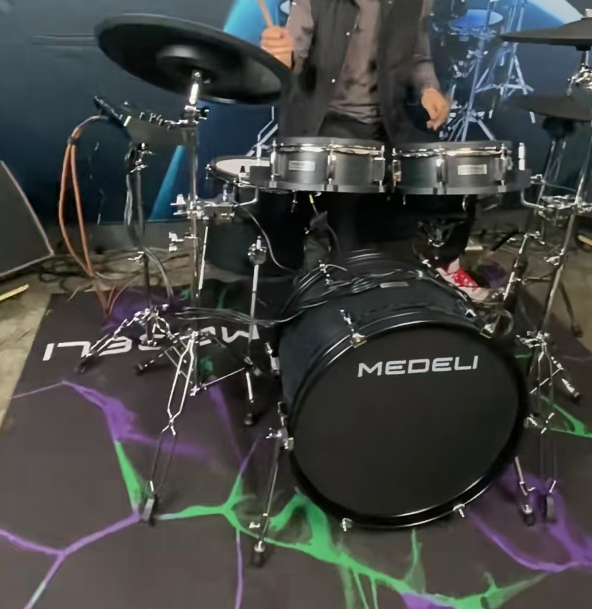 美得理mz729电子鼓架子鼓新品初学者成人乐器升级网面鼓盘