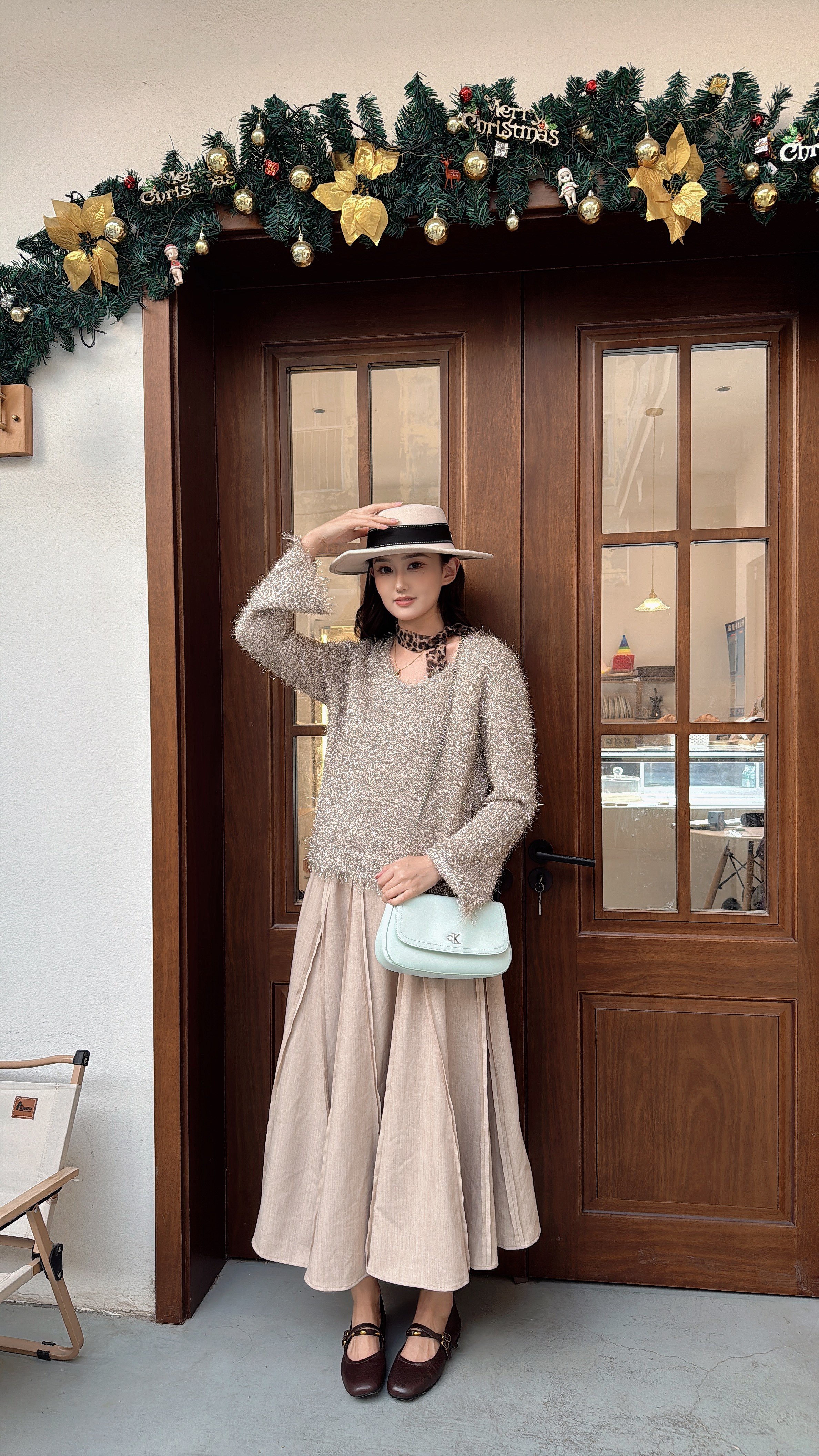 百丽小金豆芭蕾玛丽珍鞋 羊皮材质柔软亲肤 蛋卷鞋底舒适不累脚