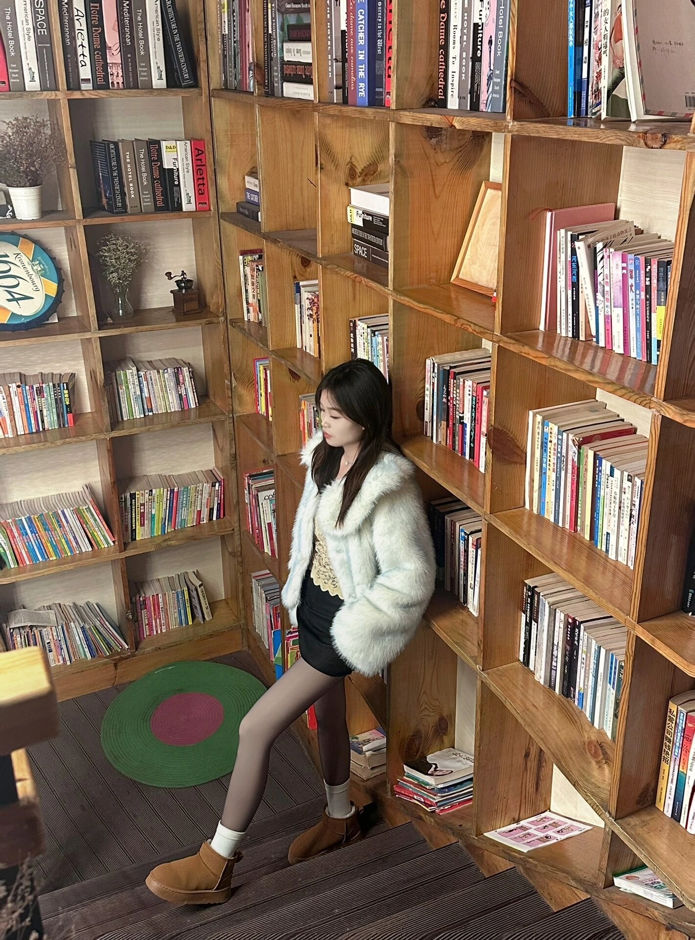 小野和子冬季黑丝光腿神器 加绒双层设计保暖不臃肿 替换装方便实用