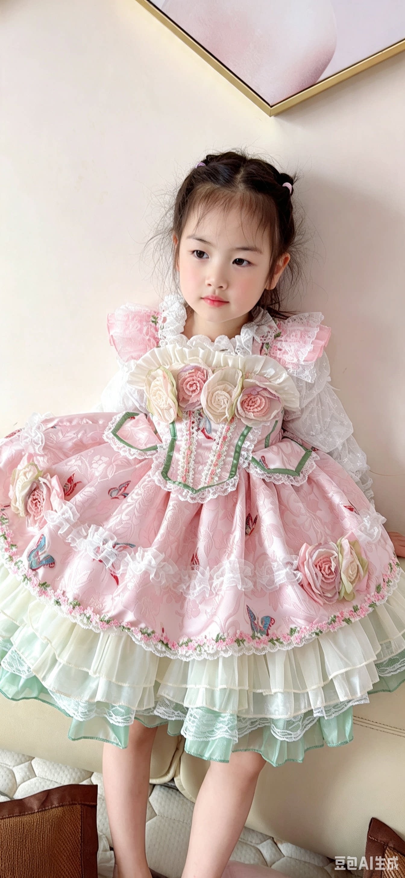 Customer photo for Pink tank dress; 110cm