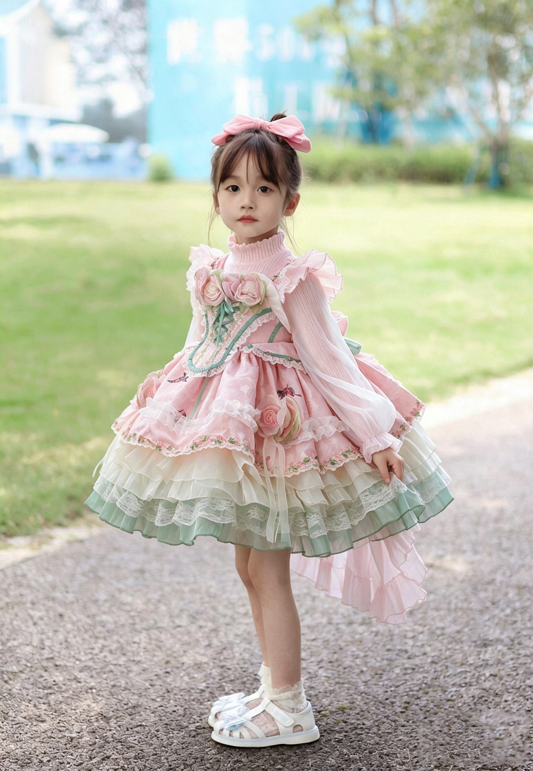 Customer photo for Pink tank dress; 110cm