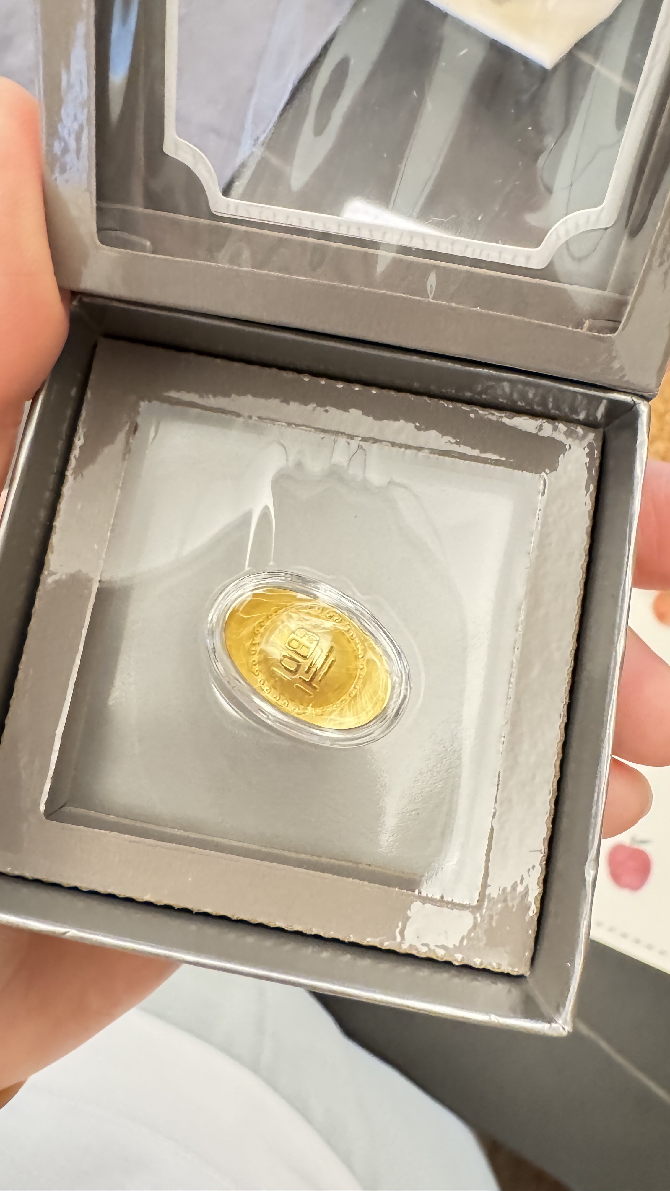 周大福足金黄金投资金元宝足金999.9吉祥福字金条EOI3计价收藏礼物