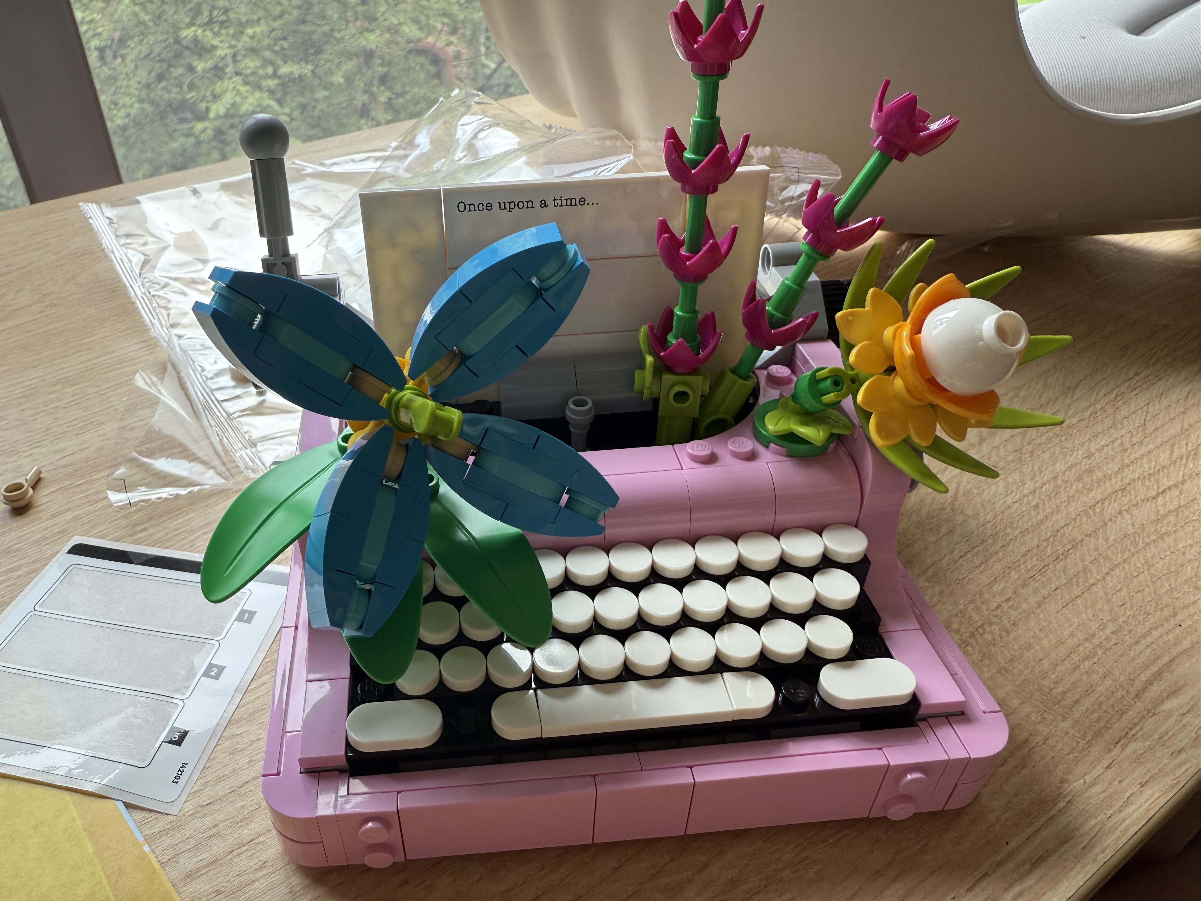 乐高官方旗舰店正品31172鲜花唱片机打字机积木益智儿童玩具礼物