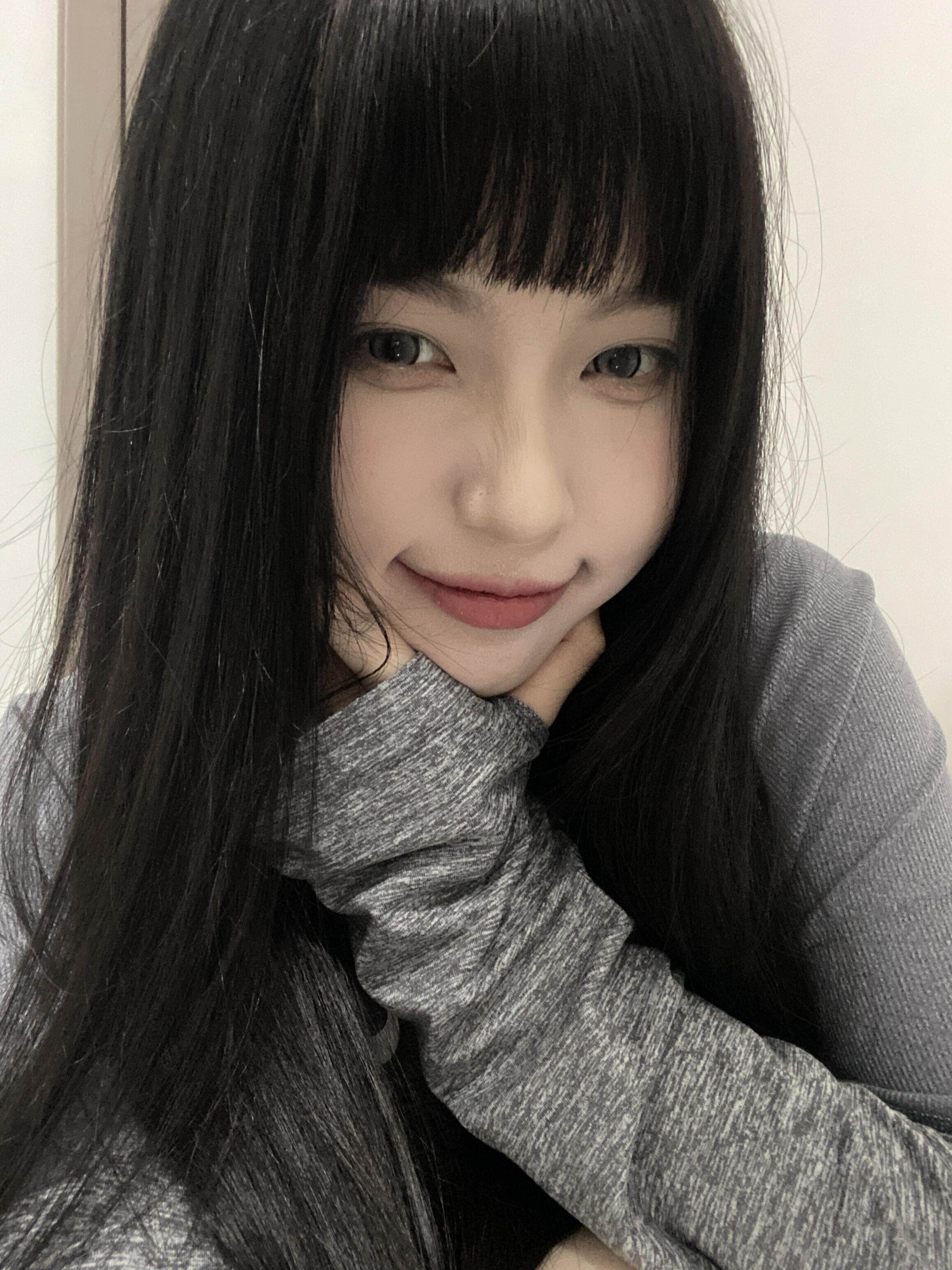 真我黑长直漫画齐刘海假发套 全真发整顶设计 自然隐形无痕贴合 长发飘逸顺滑