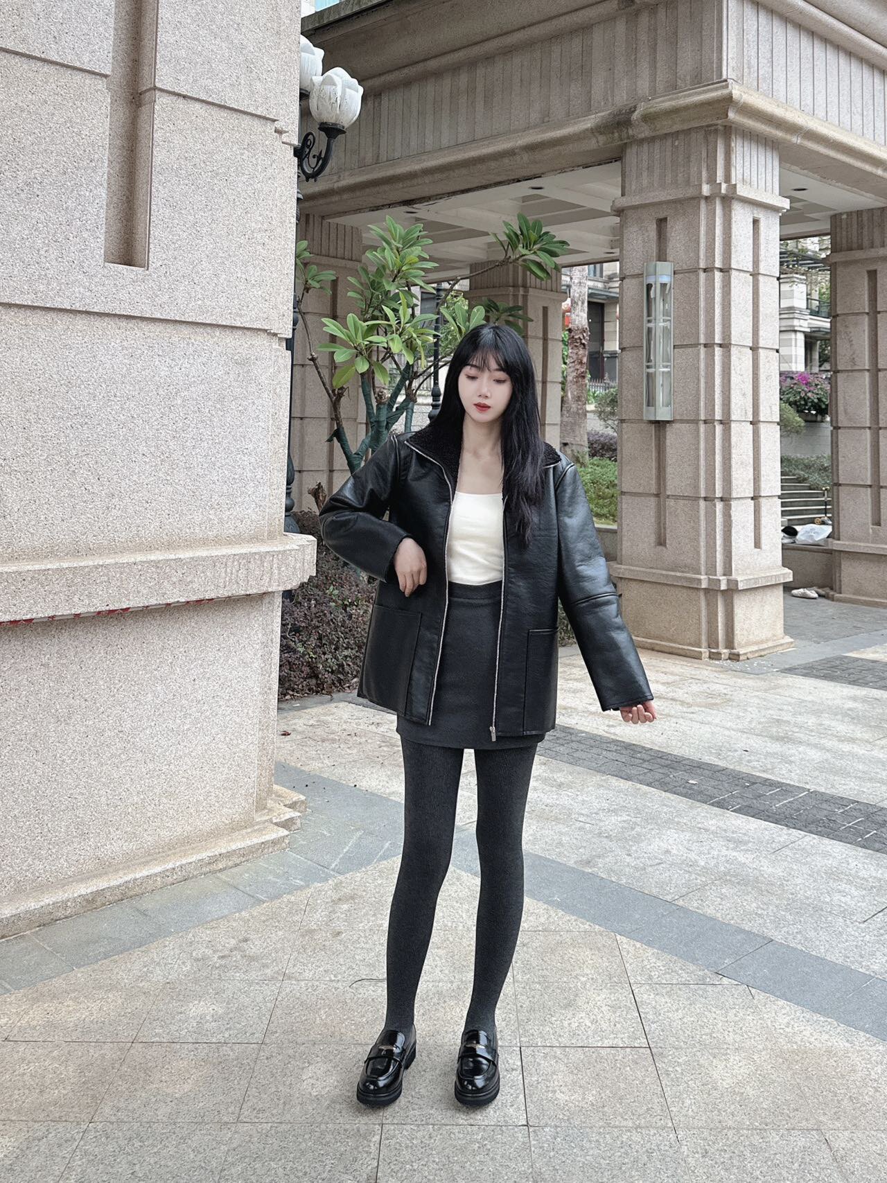 田曦薇同款百丽海鸥乐福鞋2.0 厚底增高设计拉长比例 真皮材质柔软亲肤