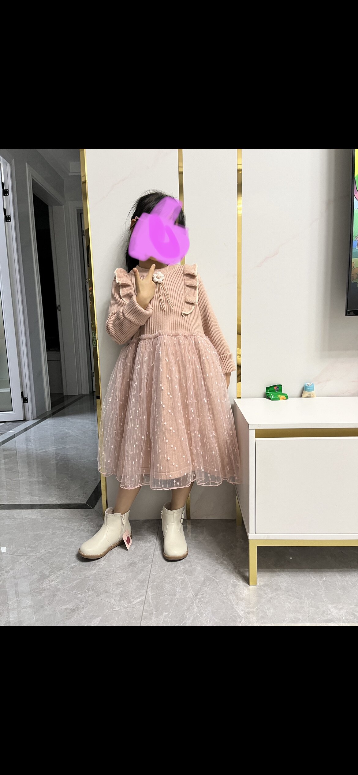 Customer photo for Pink, 130cm