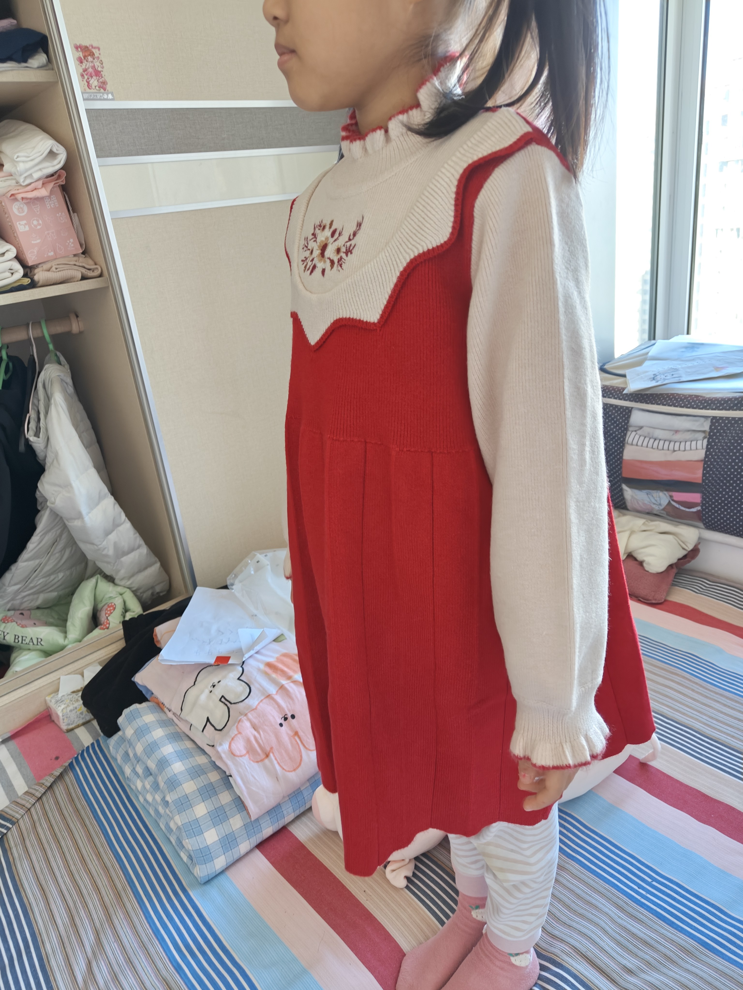 Customer photo for Red, 130cm
