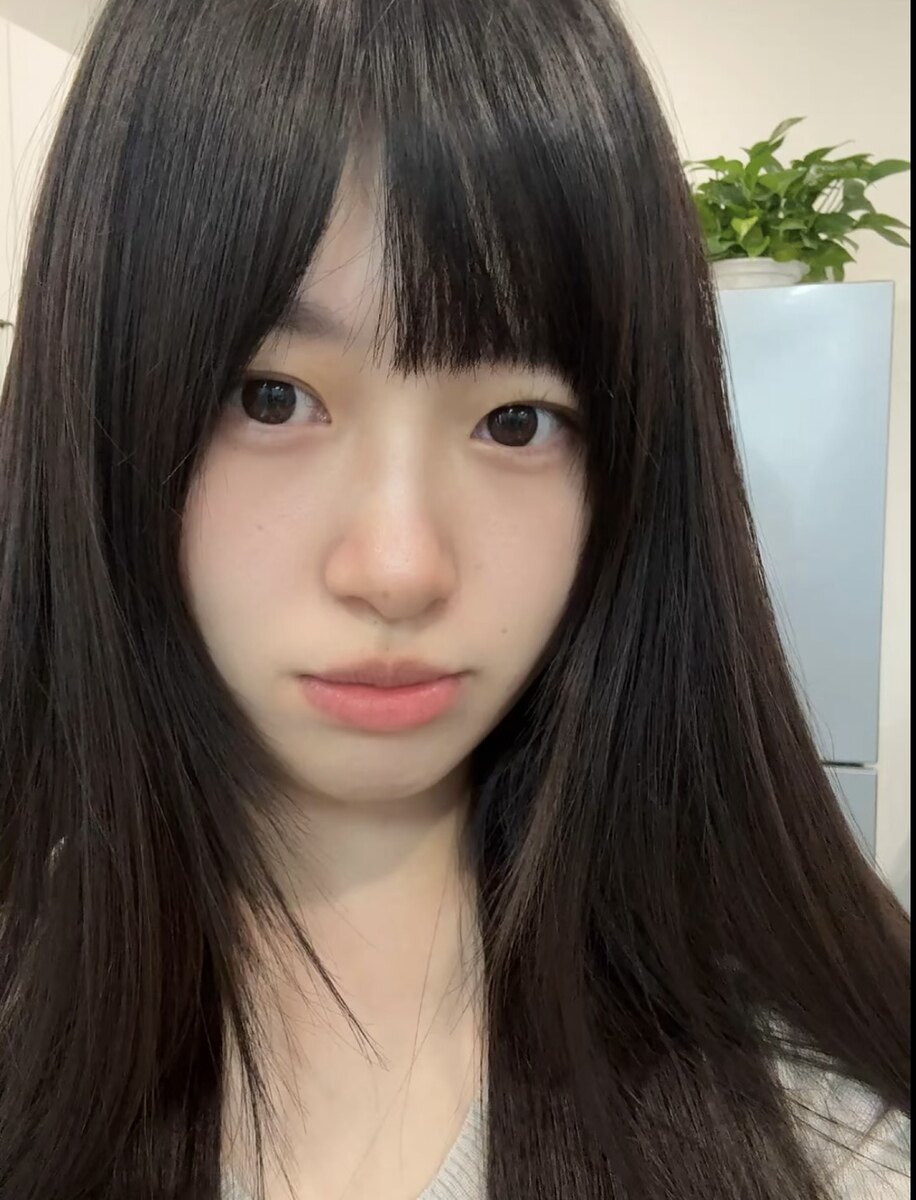 真我黑长直漫画齐刘海假发套 全真发整顶设计 自然隐形无痕贴合 长发飘逸顺滑