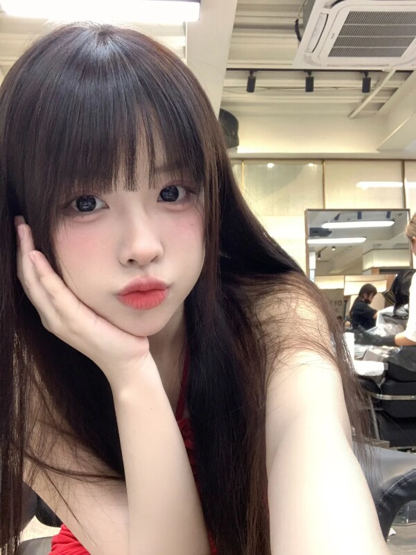 真我黑长直漫画齐刘海假发套 全真发整顶设计 自然隐形无痕贴合 长发飘逸顺滑
