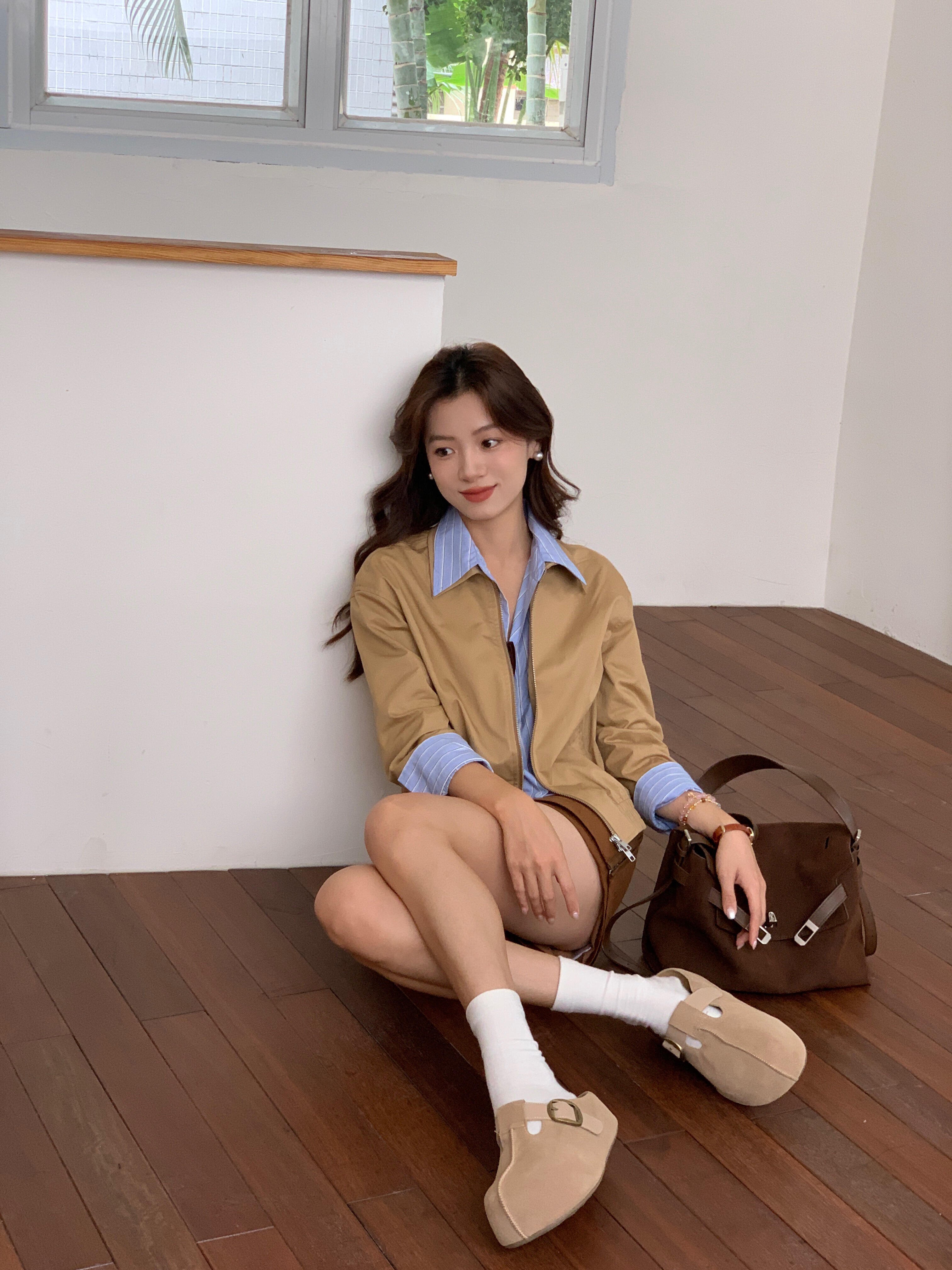 周雨彤同款百丽2代勃肯鞋 厚底花生吐司设计 软弹舒适如踩面包 包头可外穿休闲时髦