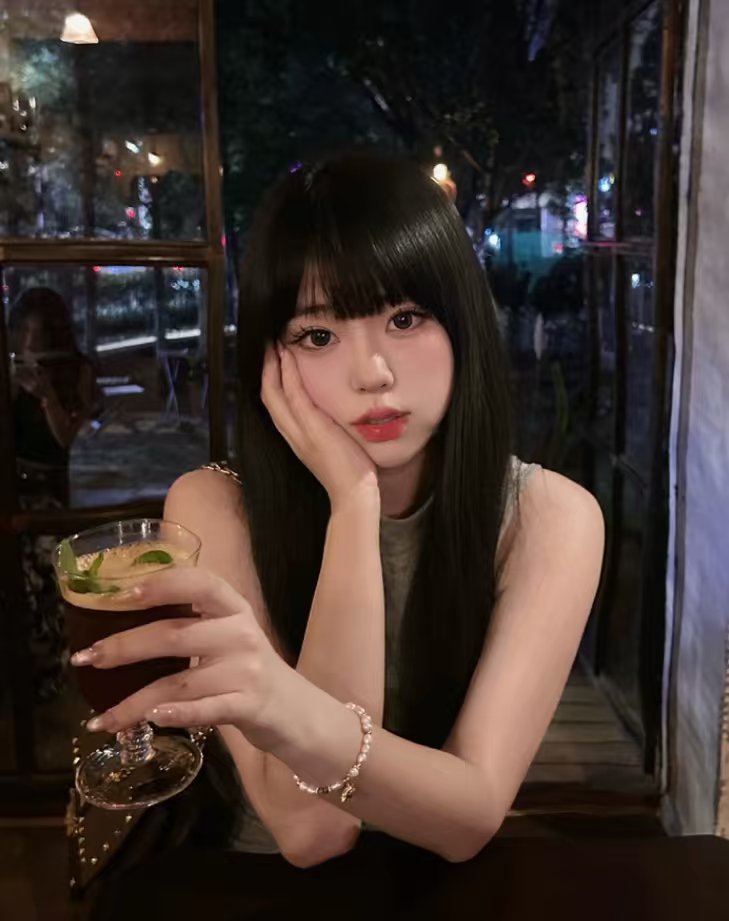 真我黑长直漫画齐刘海假发套 全真发整顶设计 自然隐形无痕贴合 长发飘逸顺滑
