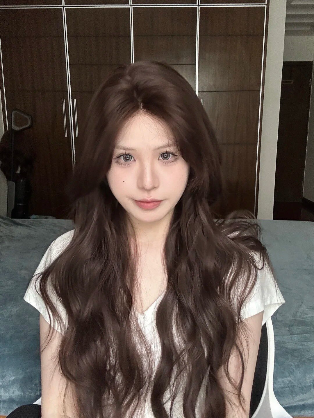 真我整顶全头套假发 大波浪卷发自然蓬松 蕾丝无痕隐形不露边 真发材质可烫染造型