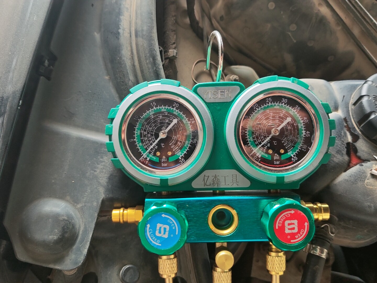 坤泰工具 KT-6518 高品质汽车空调冷媒表 【公式通販】