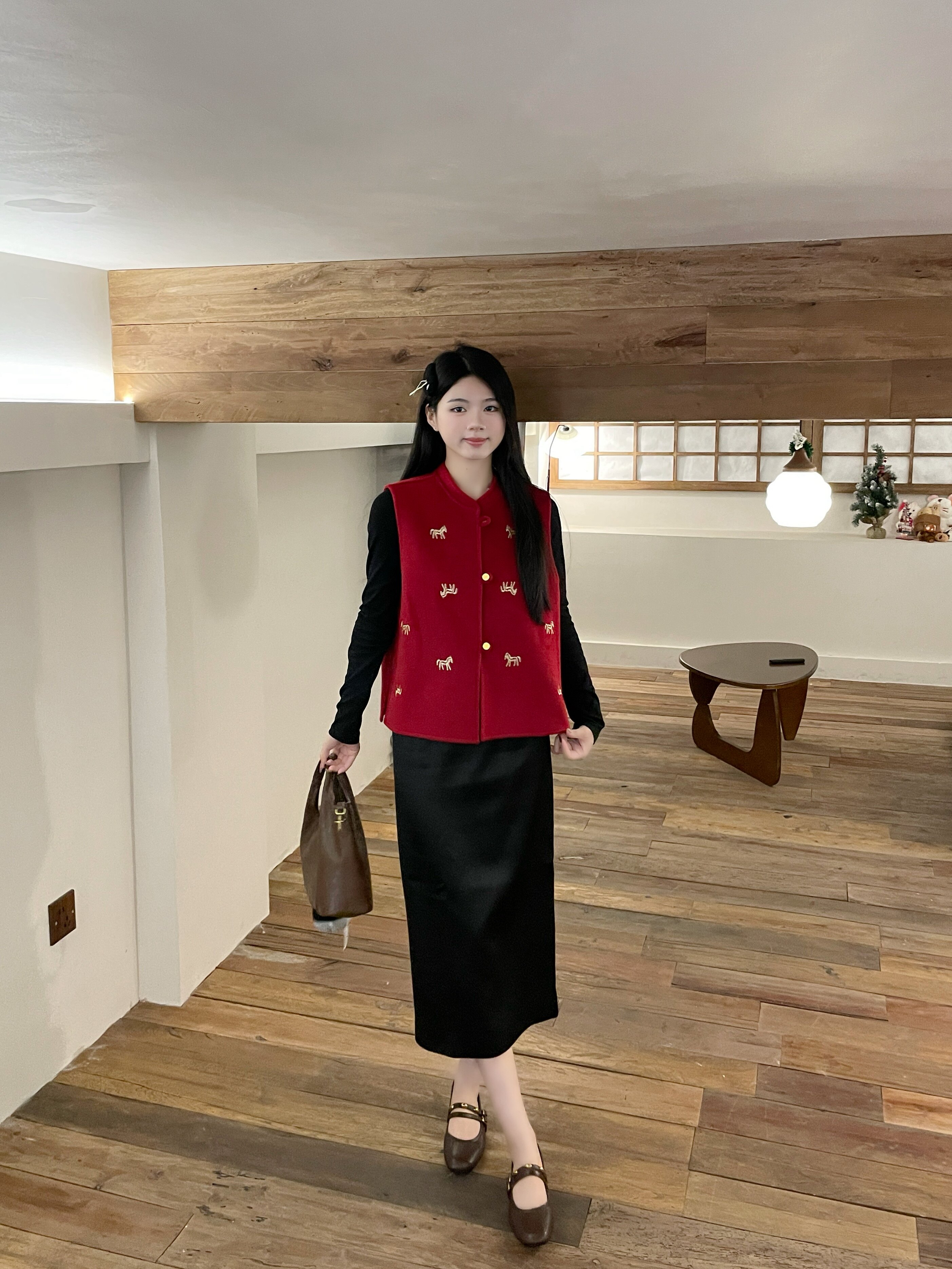 百丽小金豆芭蕾玛丽珍鞋 羊皮材质柔软亲肤 蛋卷鞋底舒适不累脚