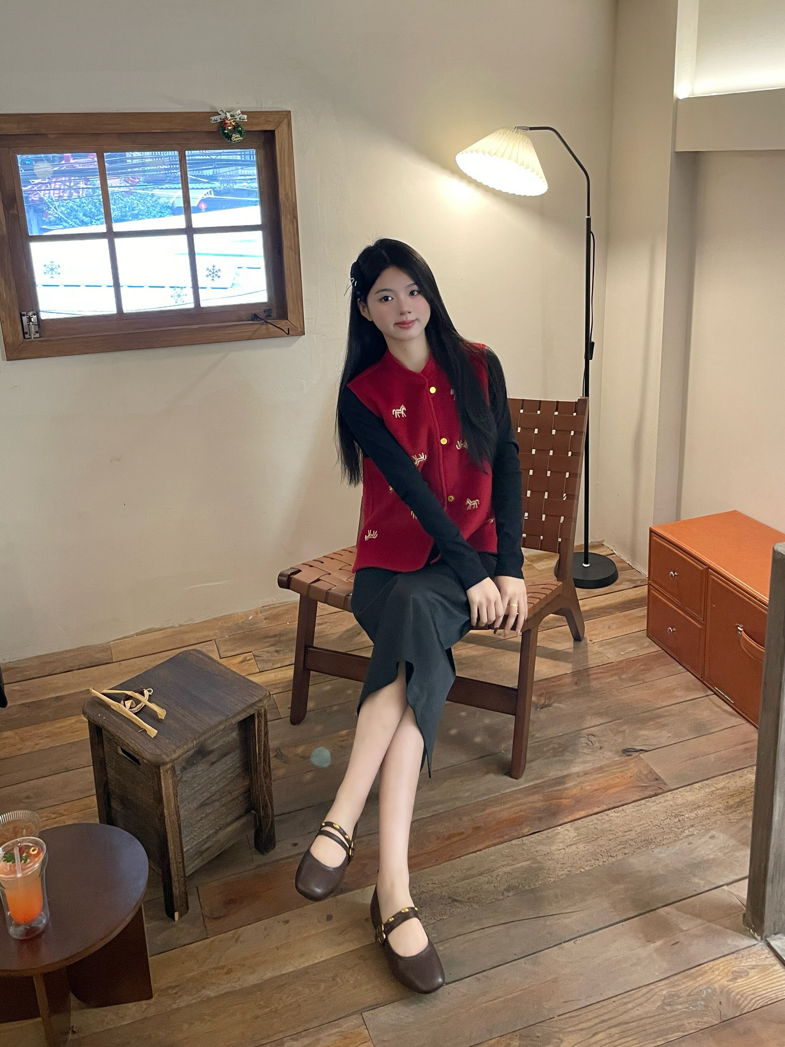 百丽小金豆芭蕾玛丽珍鞋 羊皮材质柔软亲肤 蛋卷鞋底舒适不累脚