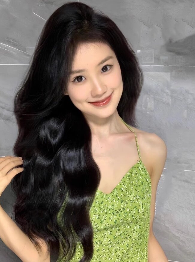 真我整顶全头套假发 大波浪卷发自然蓬松 蕾丝无痕隐形不露边 真发材质可烫染造型