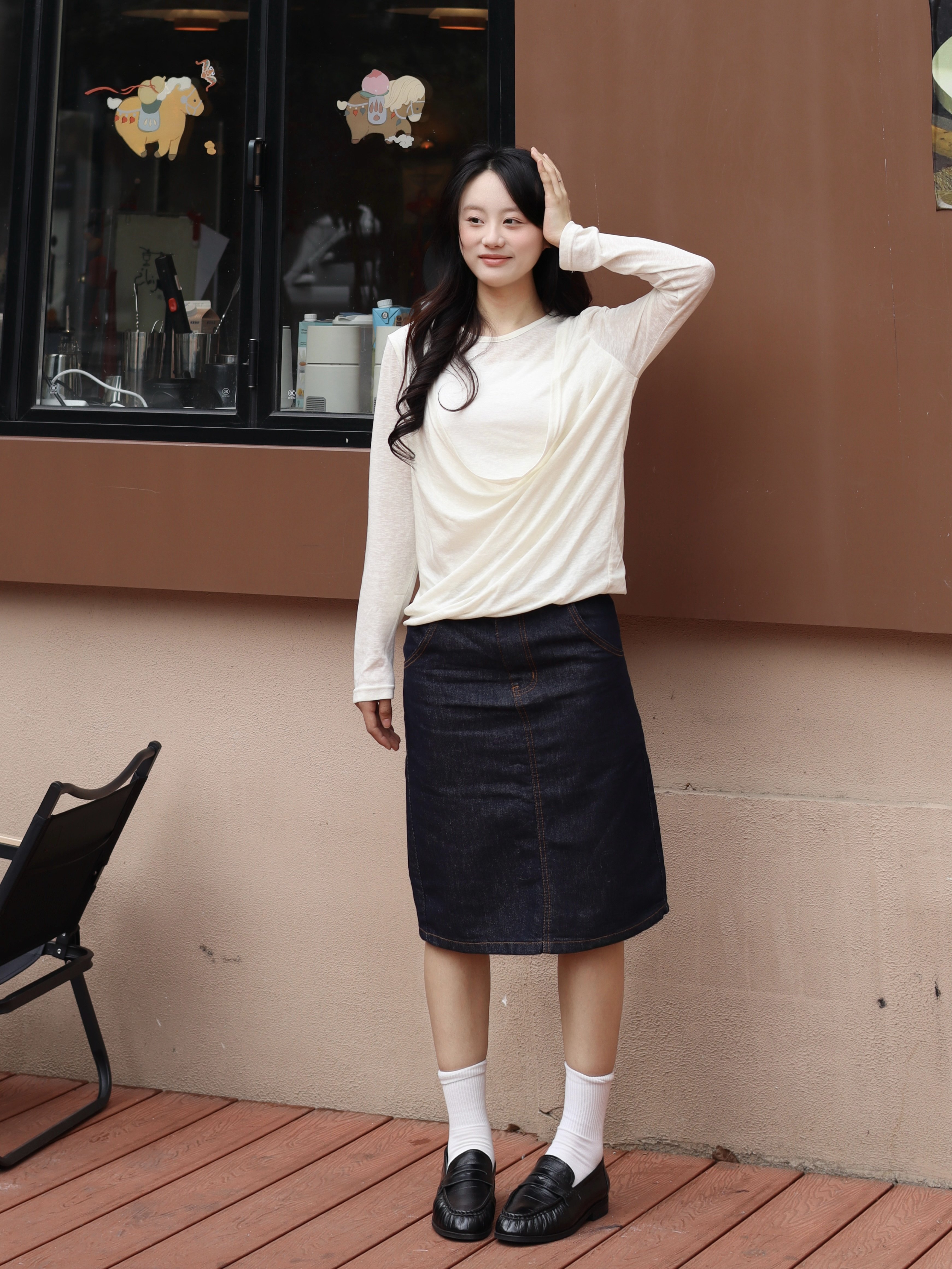 田曦薇同款百丽海鸥乐福鞋2.0 厚底增高设计拉长比例 真皮材质柔软亲肤