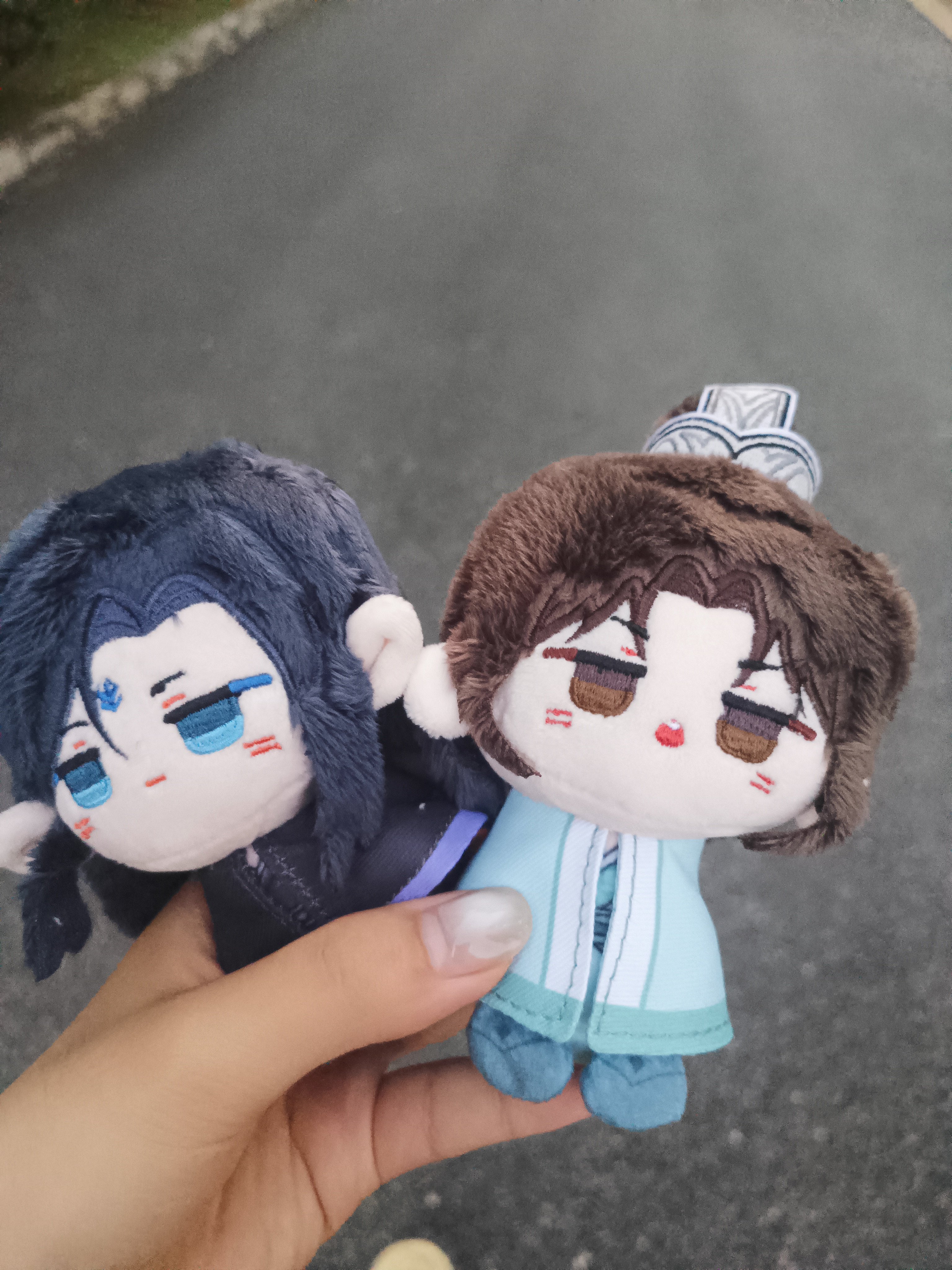 人渣反派自救系统动漫毛绒挂饰沈清秋洛冰河角色小娃娃-Taobao-Tmall