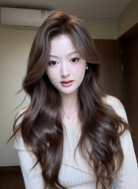 真我整顶全头套假发 大波浪卷发自然蓬松 蕾丝无痕隐形不露边 真发材质可烫染造型