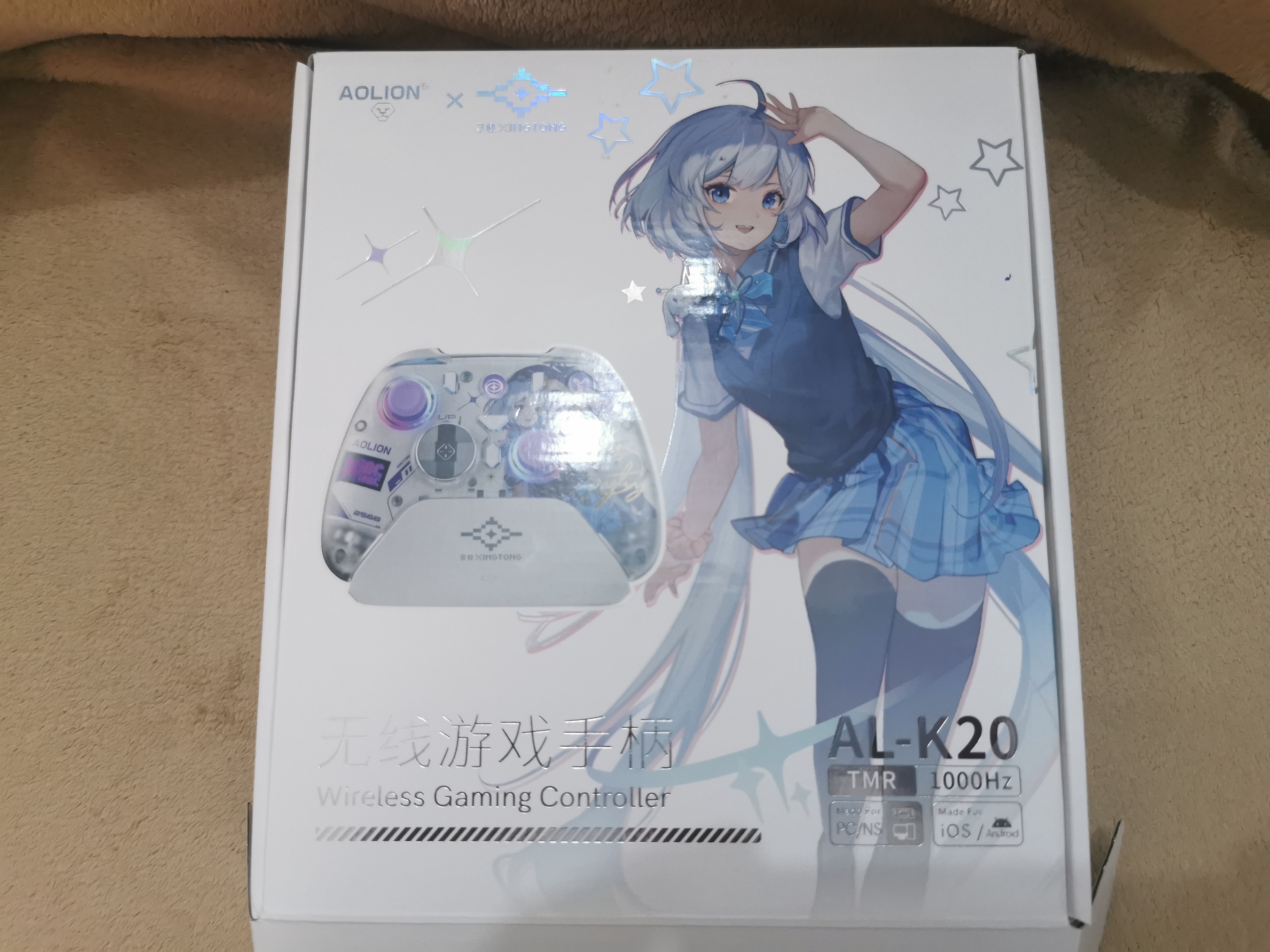 AOLION K20 TMR Xihgtong 星瞳ゲーミングコントローラー AOLION澳加狮K20腾讯星瞳联名游戏手柄TMR摇杆无线Switch2手柄Pro电脑版