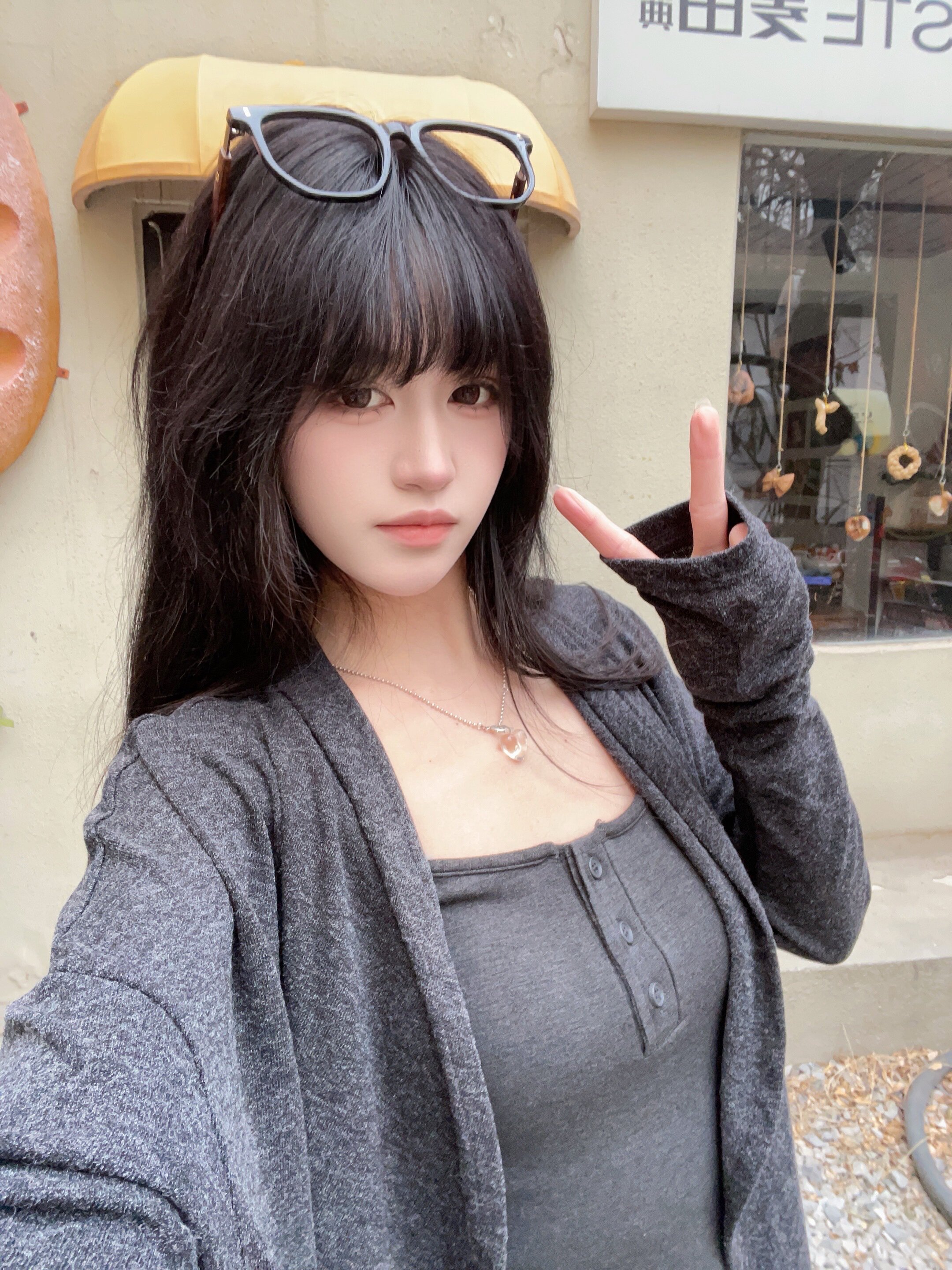 黑泽玄七2026春季微胖mm专属套装，吊带+开衫+休闲裤三件套宽松慵懒风遮肉显瘦