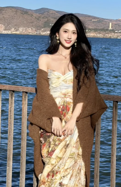 真我整顶全头套假发 大波浪卷发自然蓬松 蕾丝无痕隐形不露边 真发材质可烫染造型