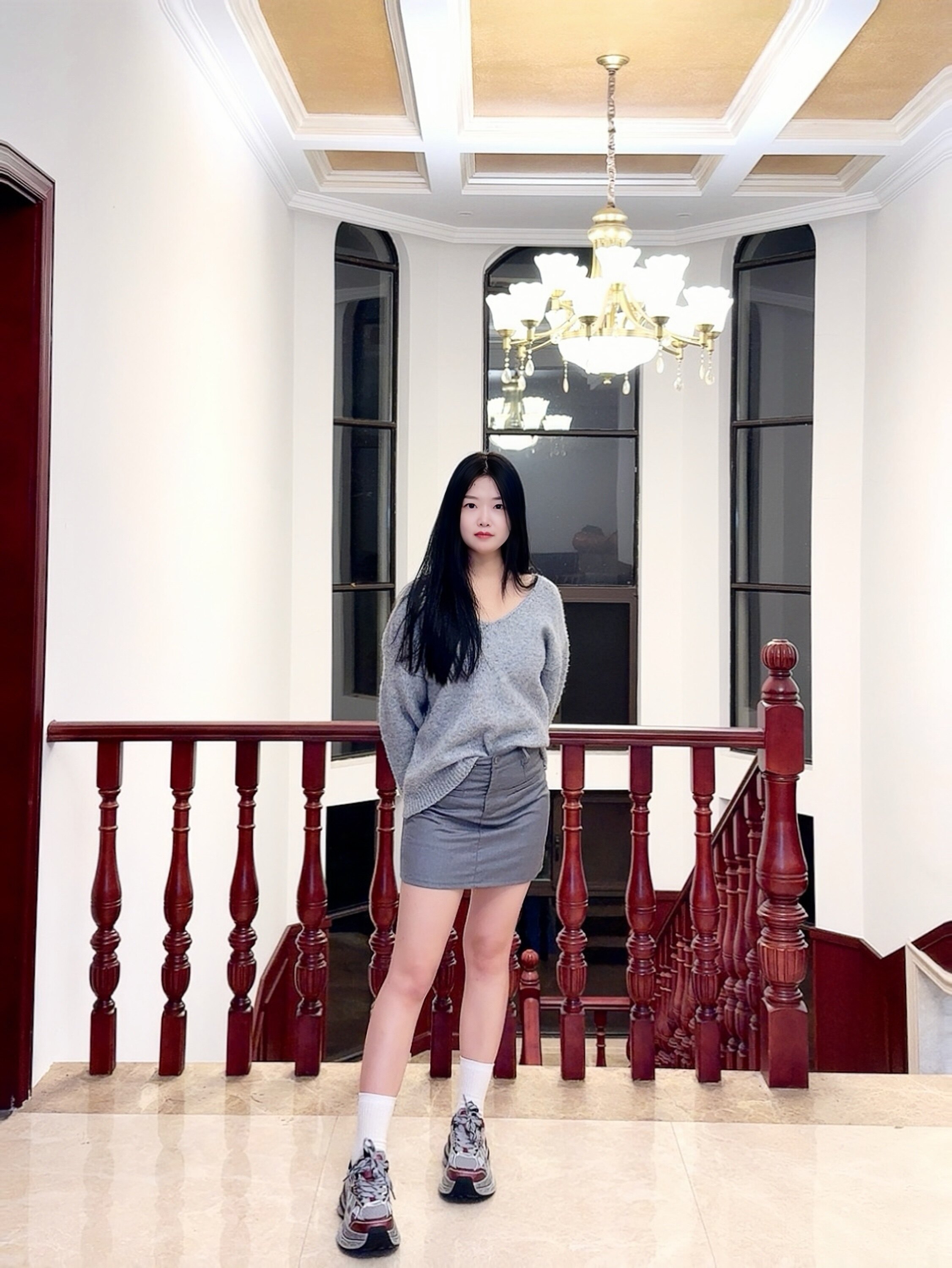 迪丽热巴同款骆驼银月老爹鞋 厚底增高拉长比例 银色系未来感十足