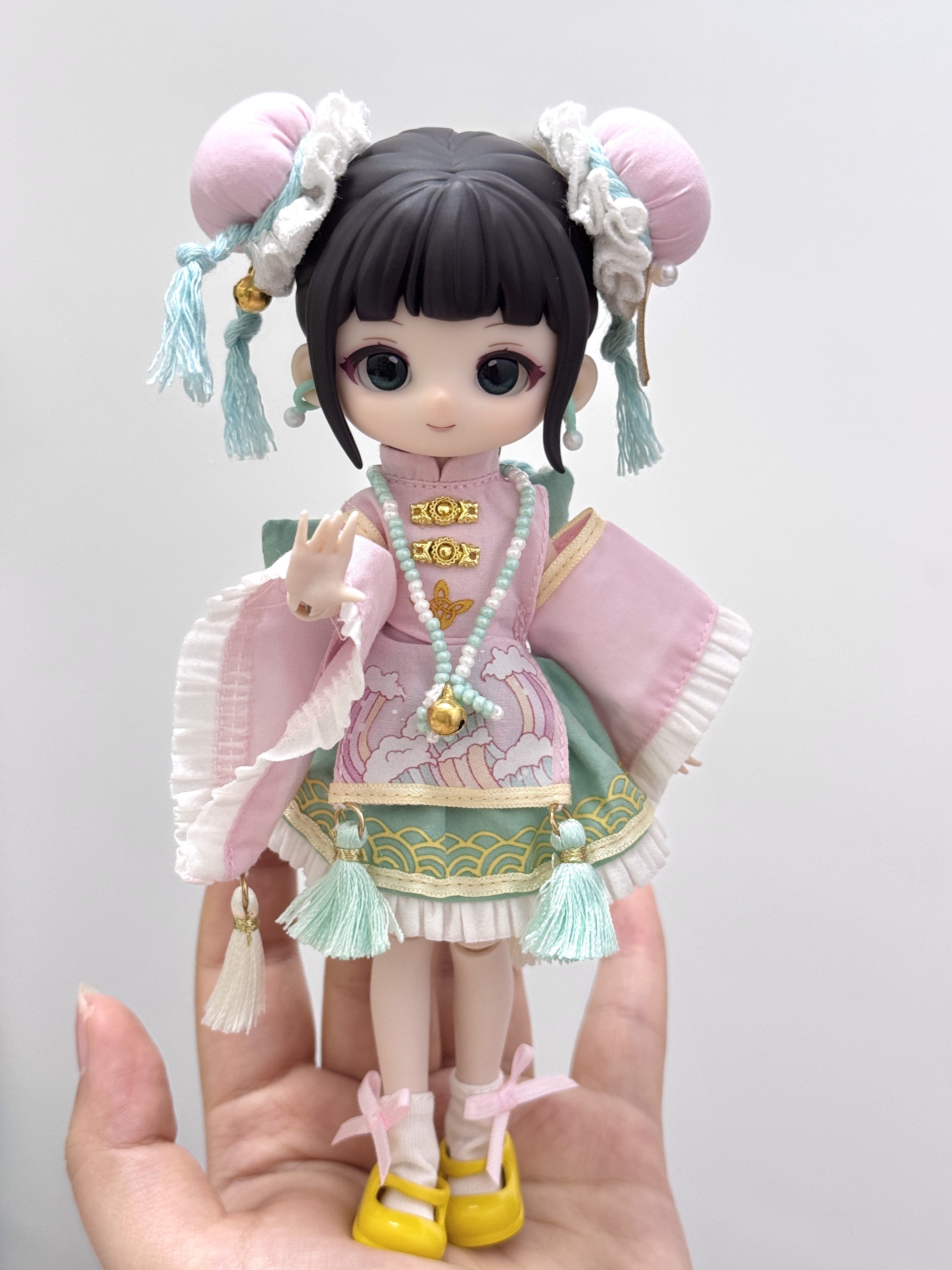 COME4FREE【国风系列】茯苓小姜丝OB11玩偶12分BJD娃衣汉服裙衣服