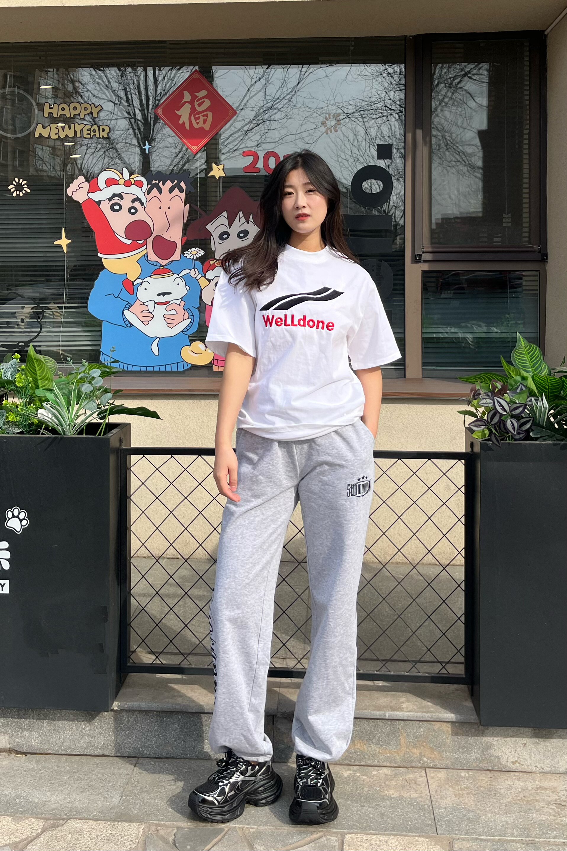 迪丽热巴同款骆驼银月老爹鞋 银色厚底设计拉长比例 增高显瘦不累脚