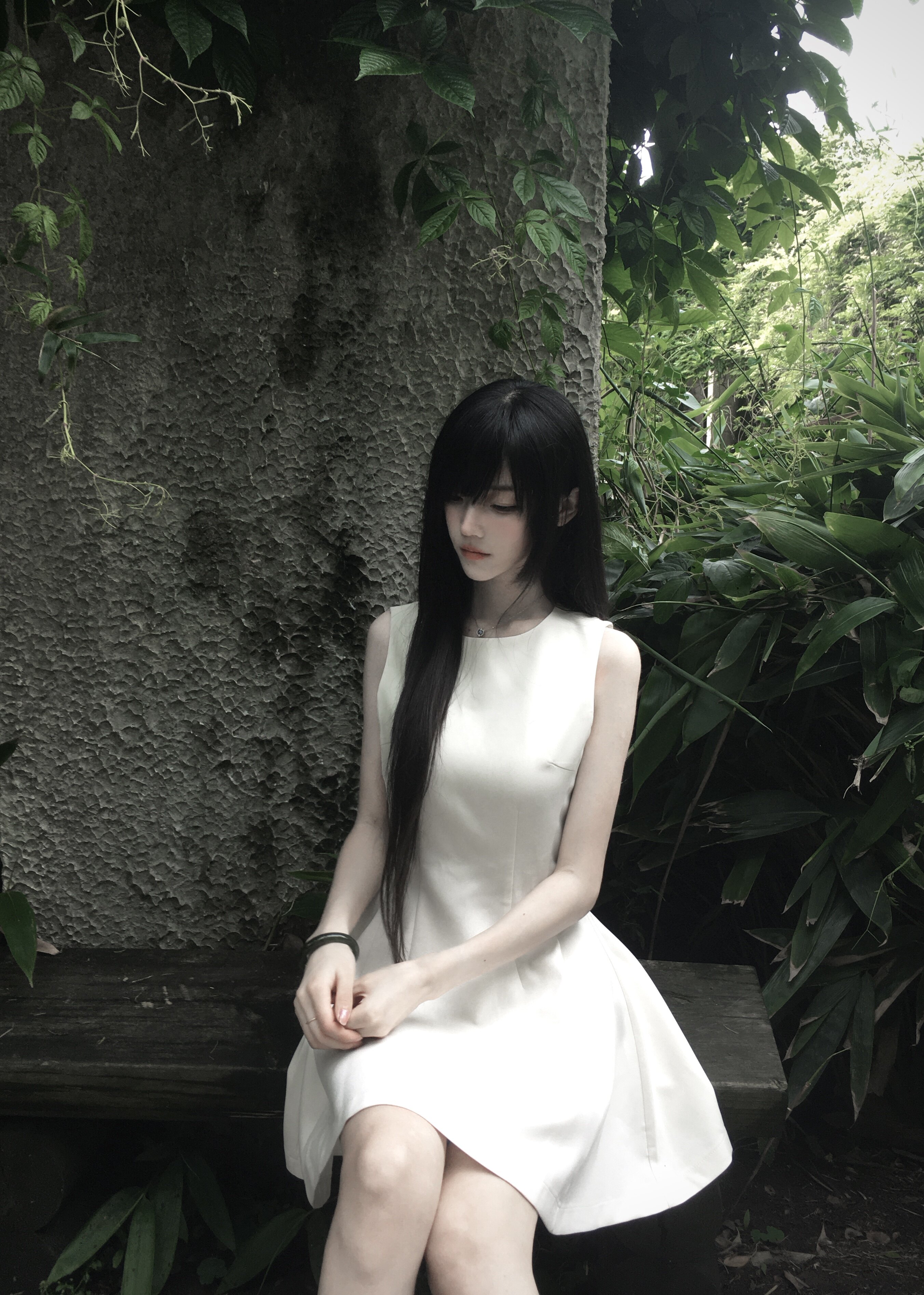 舒胡蕾夏日生日裙 法式无袖收腰设计 显瘦显高拉长比例 高级感气质满分