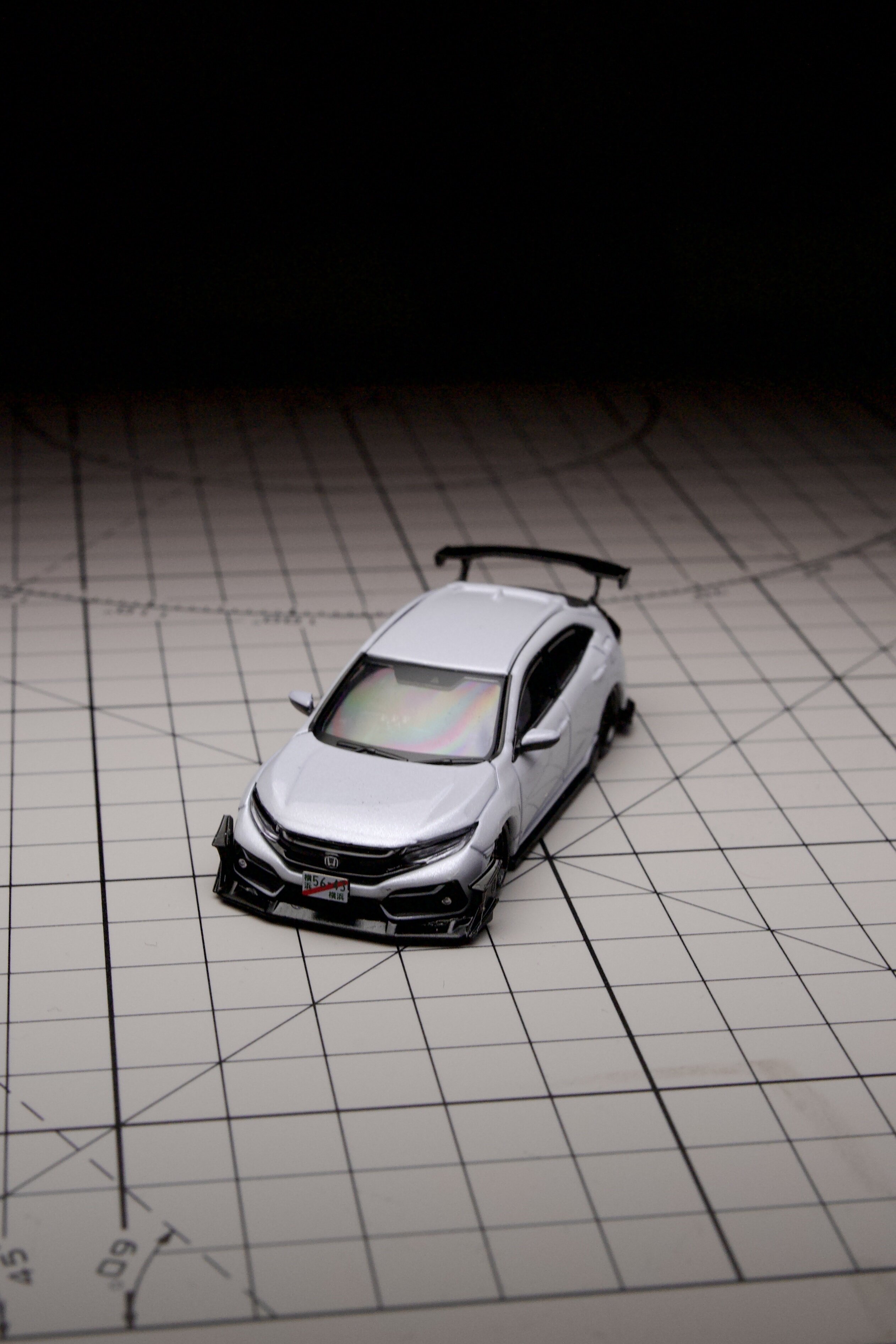 關村製作所JsRacing S型改裝套件Hobbyjapan 本田FK8 用1:64-淘寶Taobao