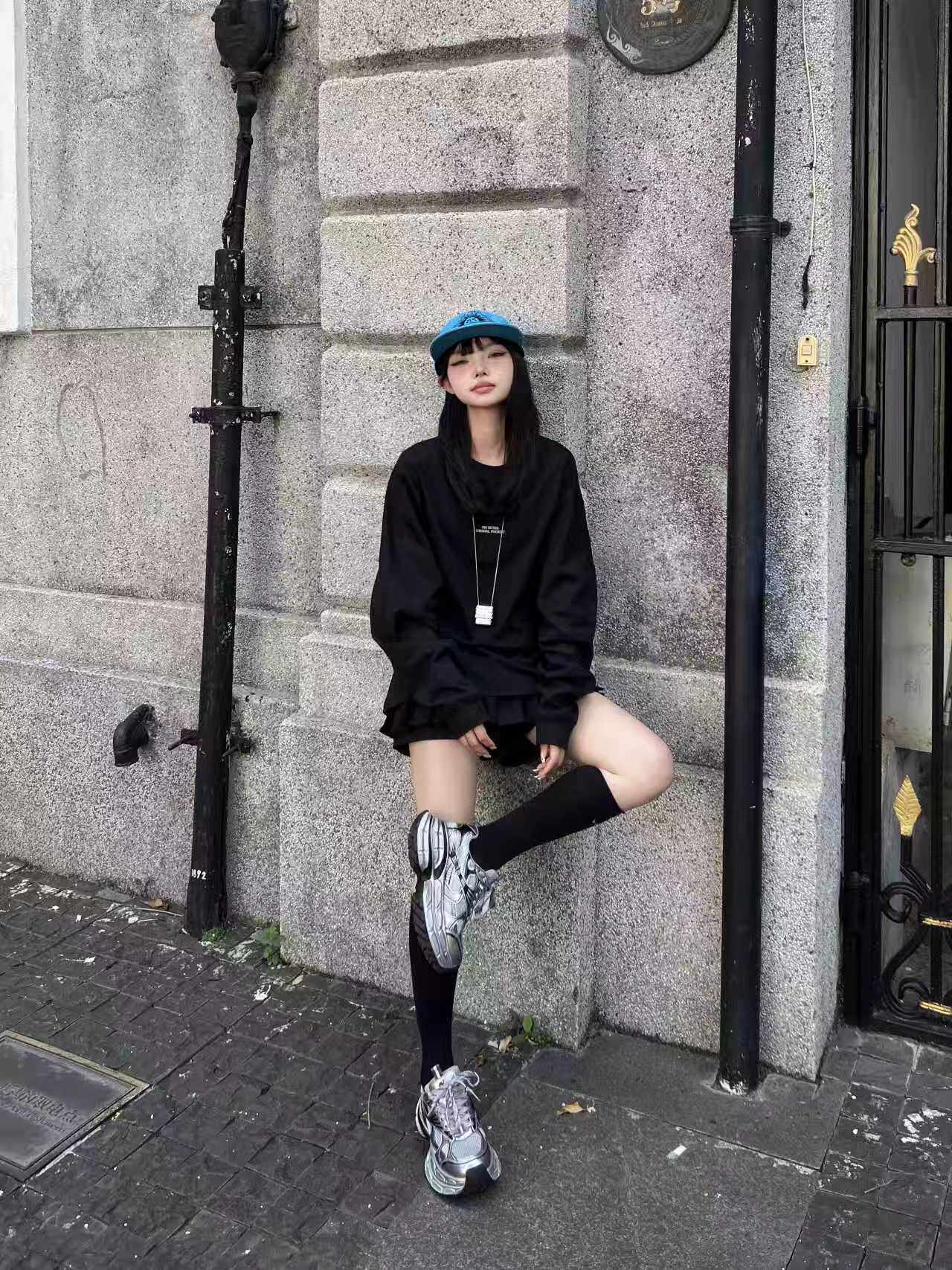 迪丽热巴同款骆驼银月老爹鞋 银色厚底设计拉长比例 增高显瘦不累脚