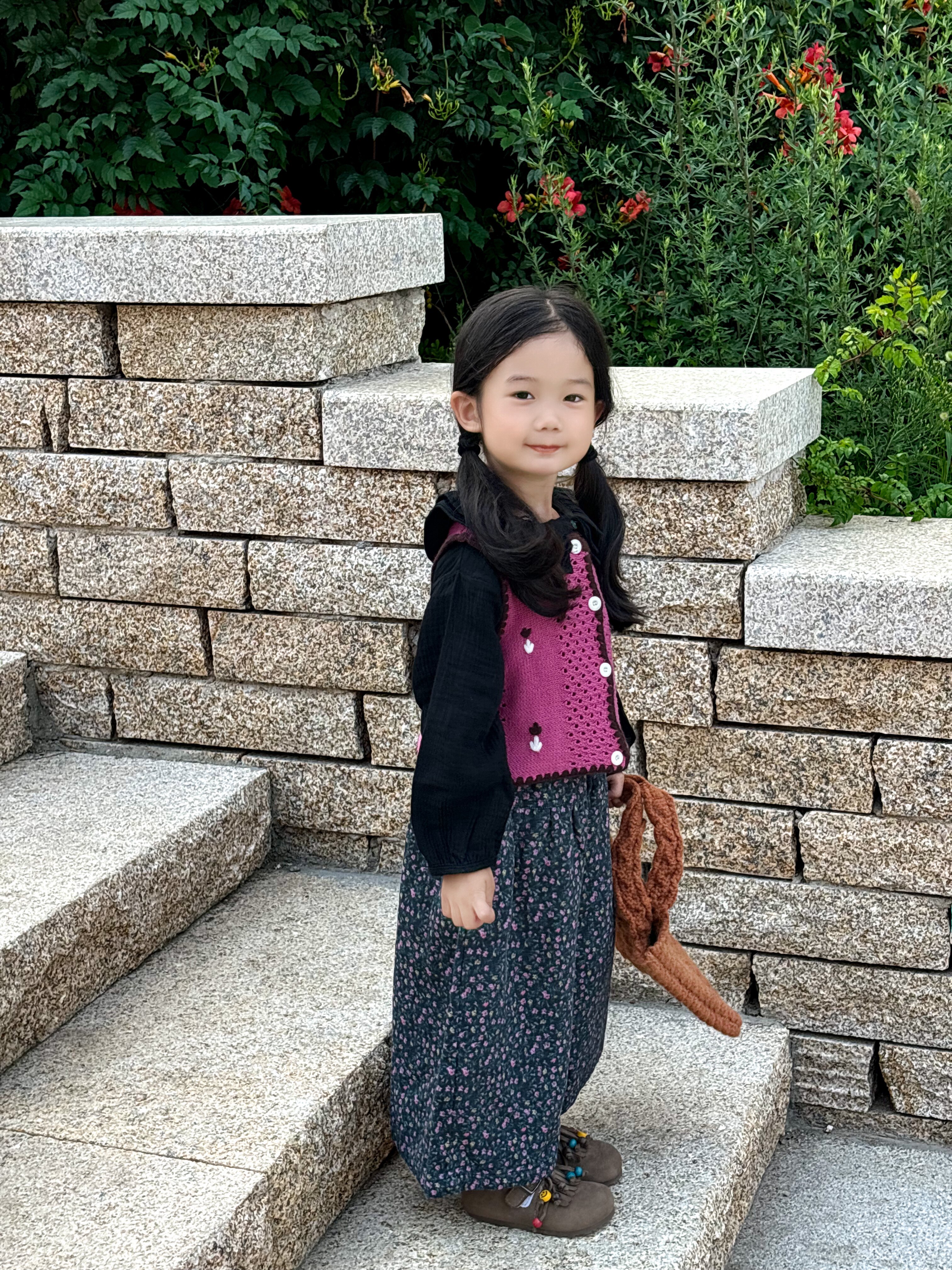 Customer photo for Rose Crochet Vest, 100cm