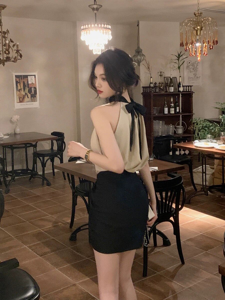 朵喵菟夏季甜辣纯欲两件套 法式盐系设计高级感满满 御姐风与少女感并存